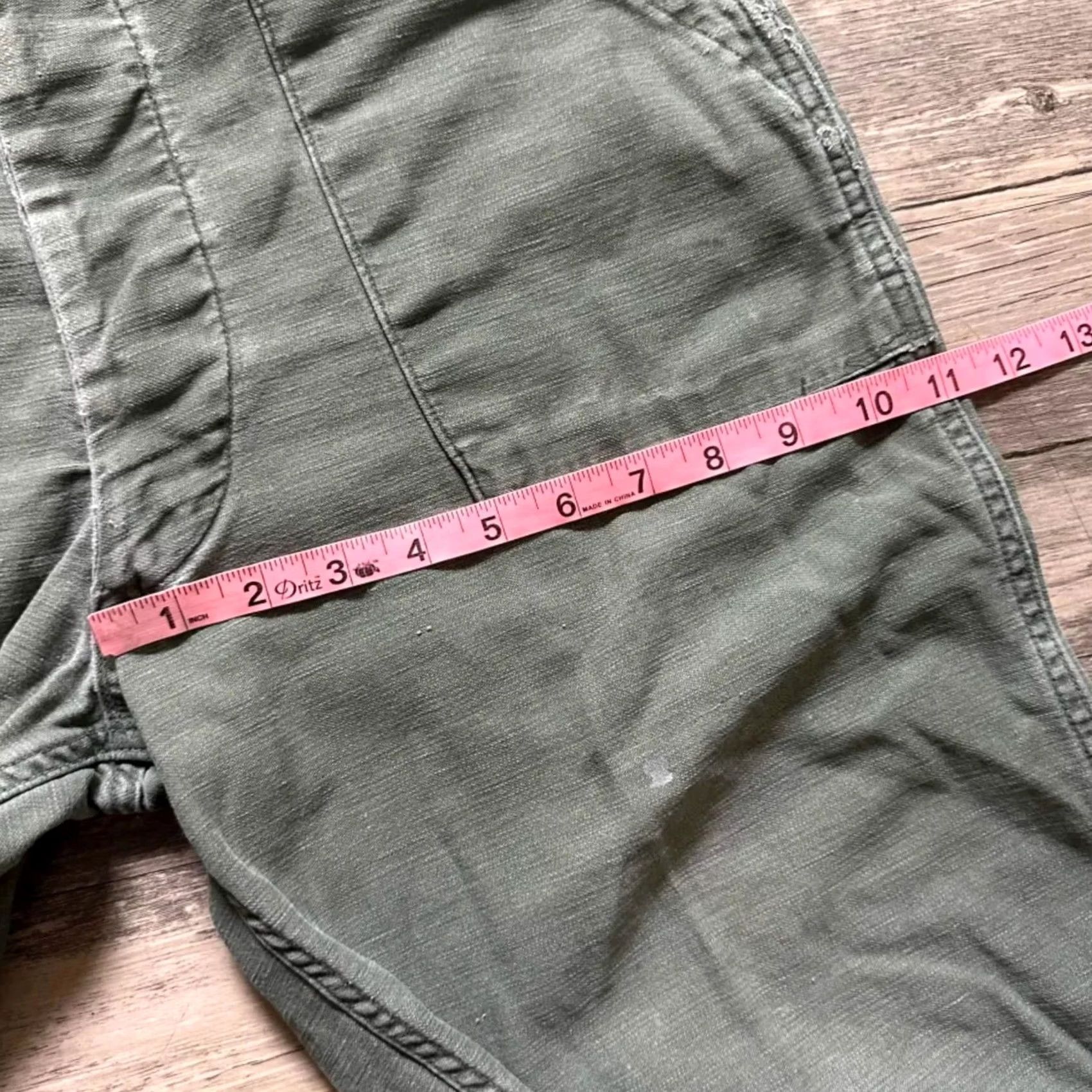 Vintage VINTAGE Military OG-107 HBT Trouser Pants 32X30 Regular Men Green 70s Distressed Trousers Size US 32 / EU 48 - 7 Thumbnail