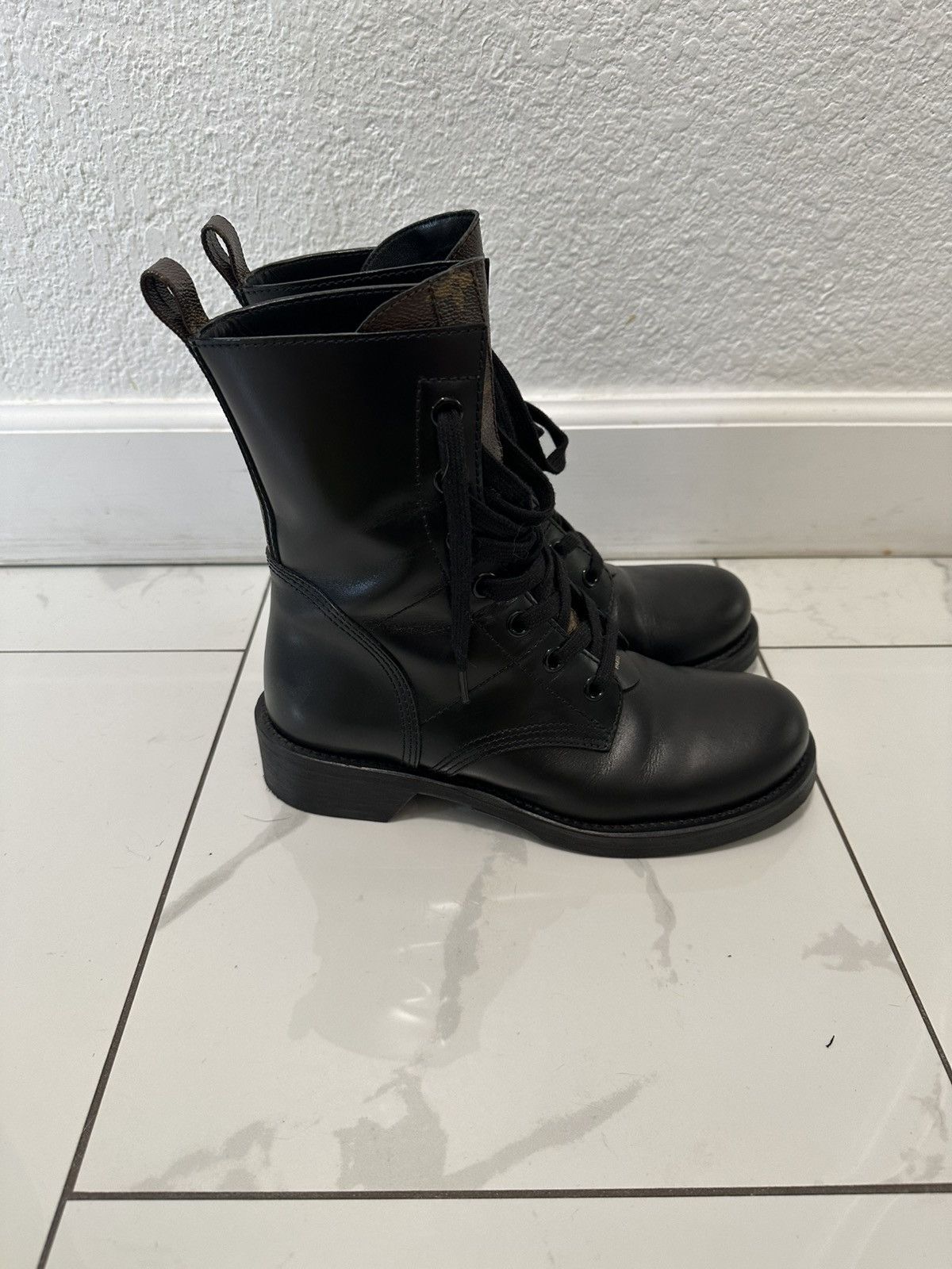 Louis Vuitton LV Leather Boots Size US 8 / IT 38 - 2 Thumbnail