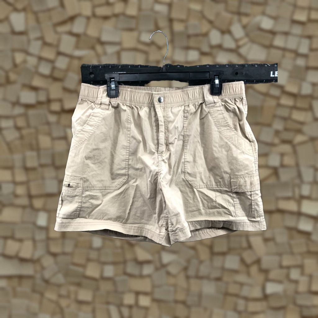 Vintage CQR Cargo Shorts Men Adult L Regular Beige Cotton Blend 5-Pocket Mid Rise 7in Inseam Jeans? Size US 33 - 1 Thumbnail