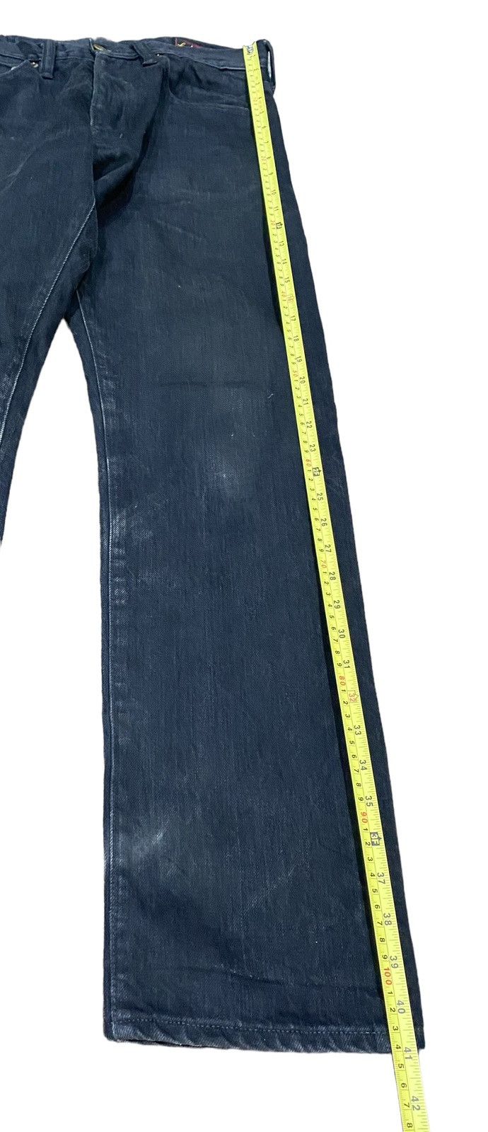 Designer The Evilact Redline Black Denim Jeans W32” Size US 32 / EU 48 - 22 Thumbnail