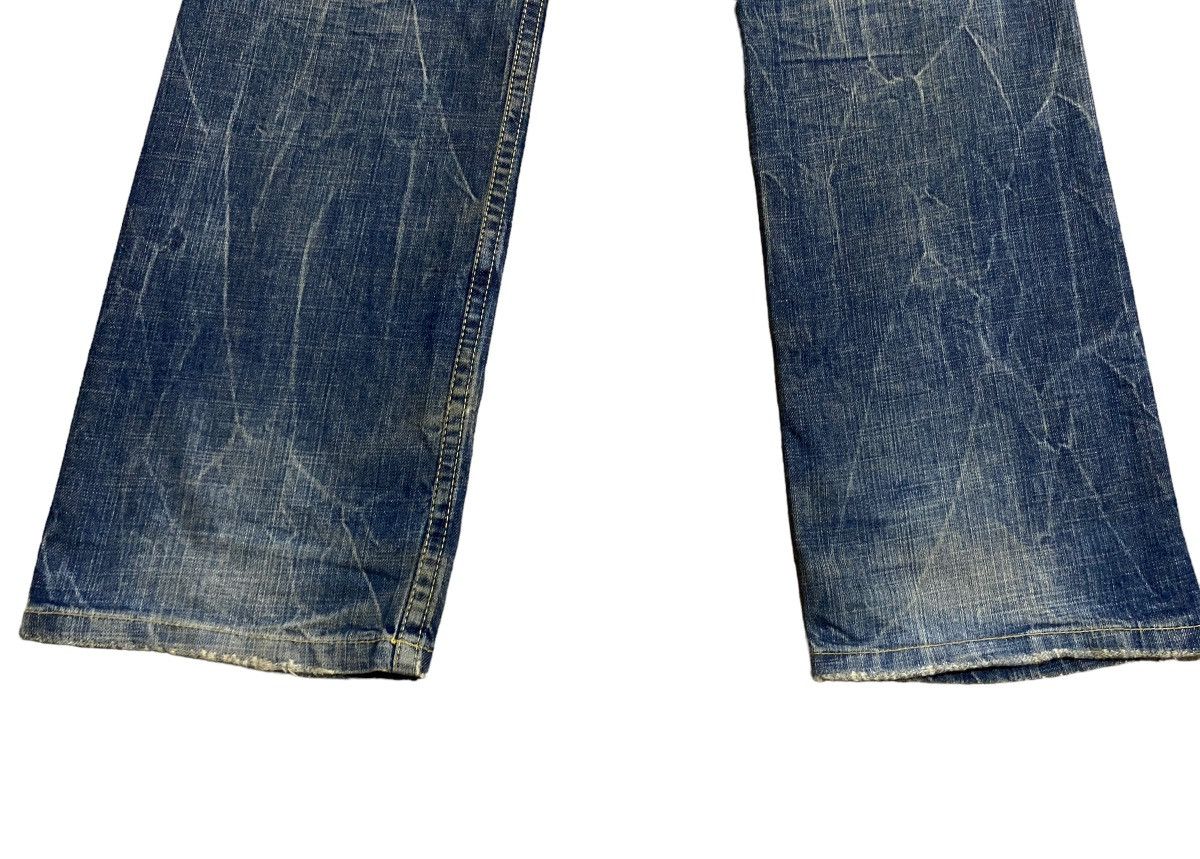 If Six Was Nine Rare Design Vintage Brand Red Pepper Flared Jeans 1990s Size US 32 / EU 48 - 10 Thumbnail