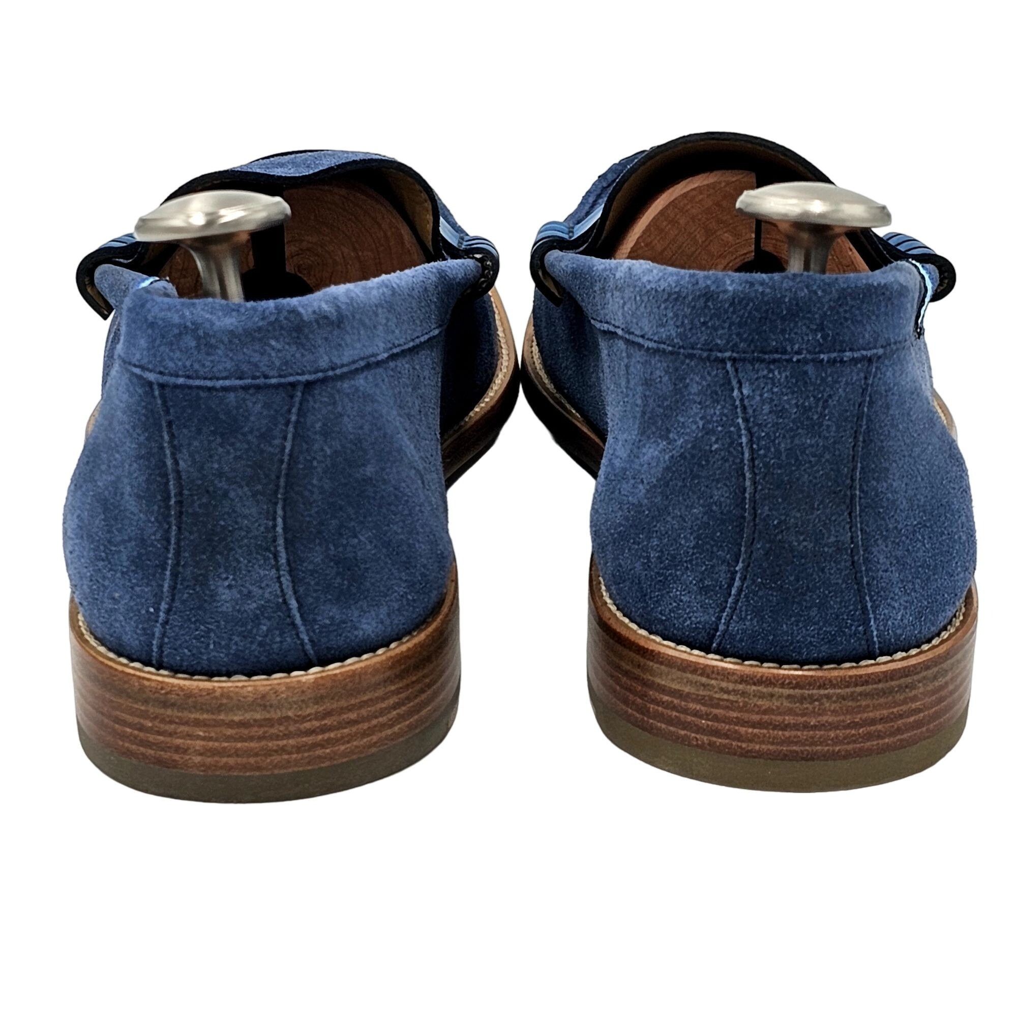 Other NEW Blue Scarpa Italy Men's 15 Blue Dress Shoes Penny Loafer Size US 15 / EU 48 - 8 Thumbnail