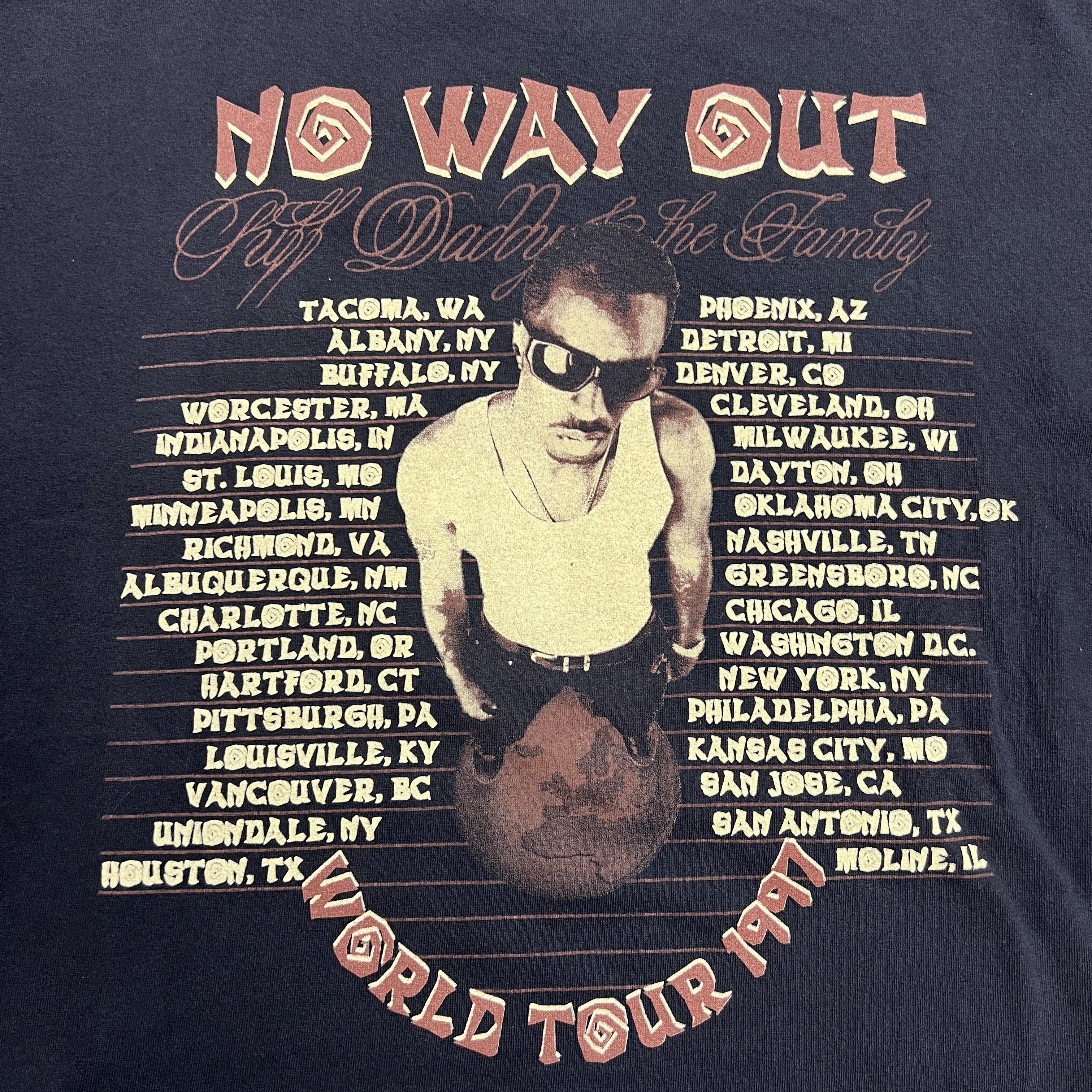 Alstyle × Vintage 1997 Puff Daddy And the Family No Way Out Tour Tee Size US XL / EU 56 / 4 - 6 Thumbnail