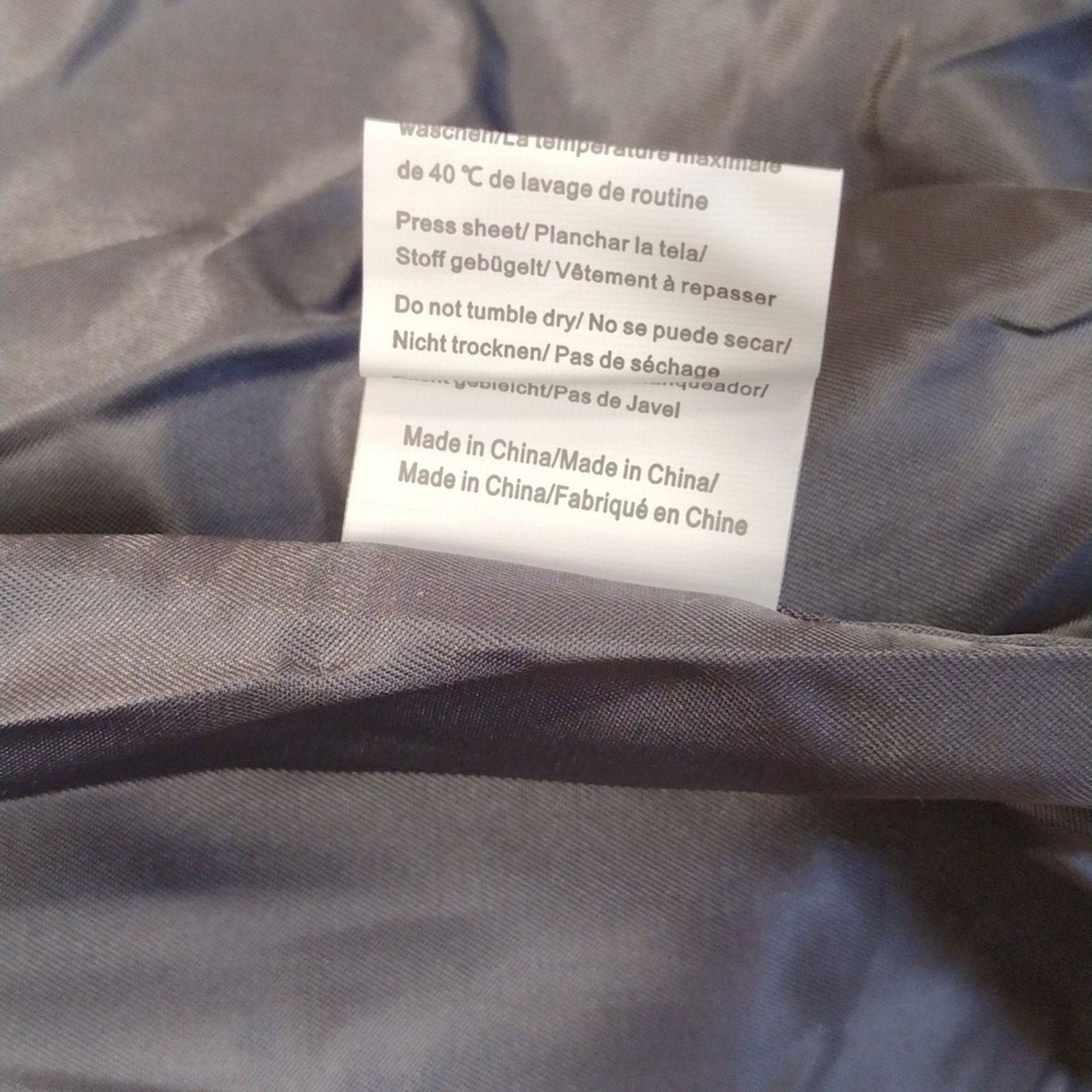 Zeagoo NWT Zeagoo Gray Polyester Outdoor Men's Wind Bomber Jacket Size US XXL / EU 58 / 5 - 6 Thumbnail