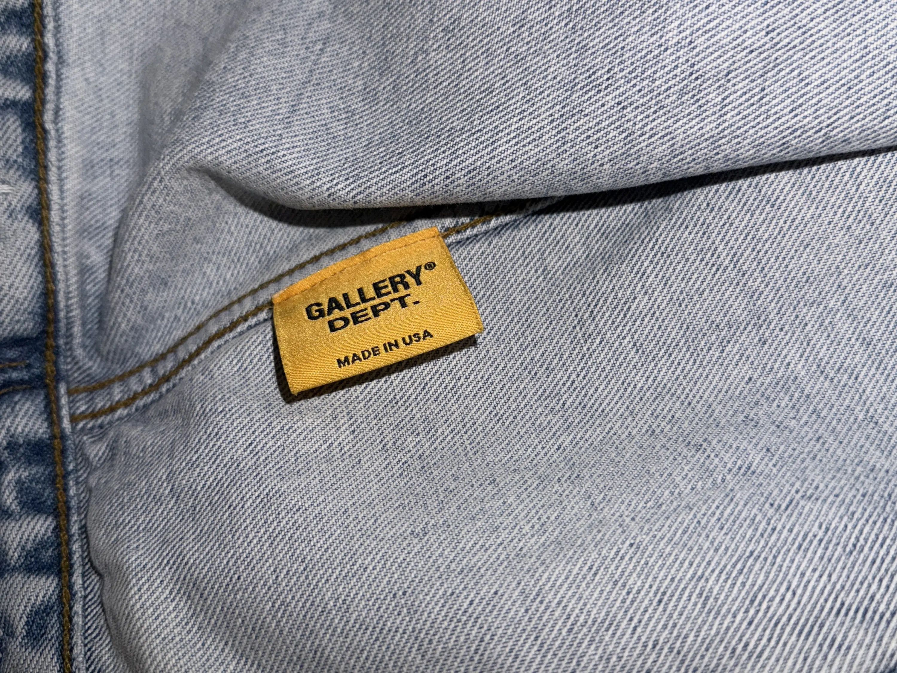 Gallery Dept. Vintage Andy Denim Jacket Size US XXL / EU 58 / 5 - 4 Thumbnail