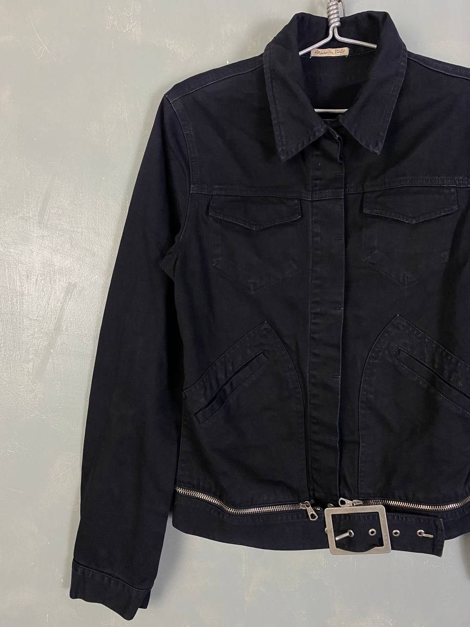 Jean Paul Gaultier FW2001 JPG Detachable Belted Trucker Jacket Size M / US 6-8 / IT 42-44 - 2 Thumbnail