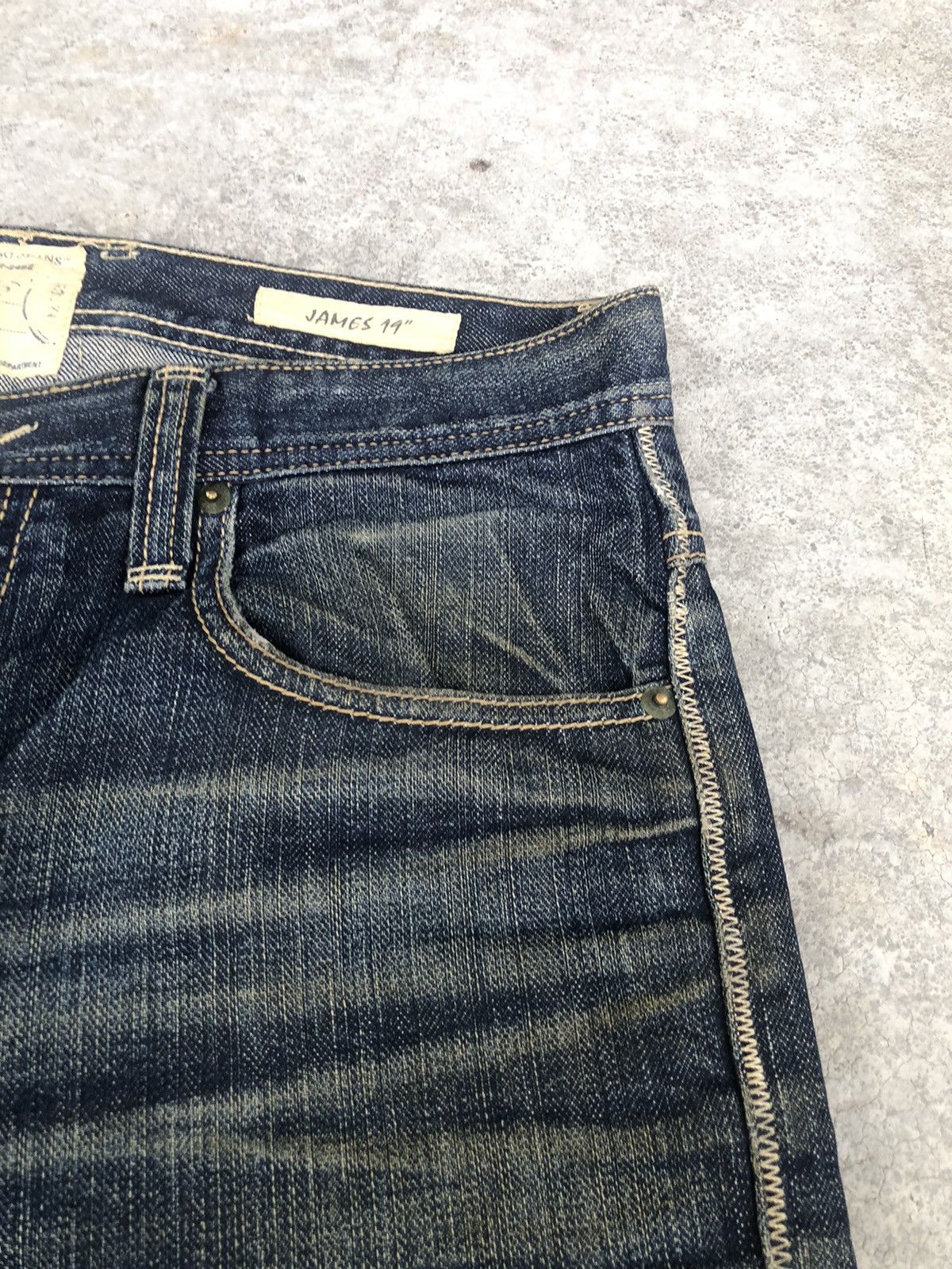 If Six Was Nine Taverniti Flared Jeans Mudwash Distressed Jeans Size US 33 - 15 Thumbnail