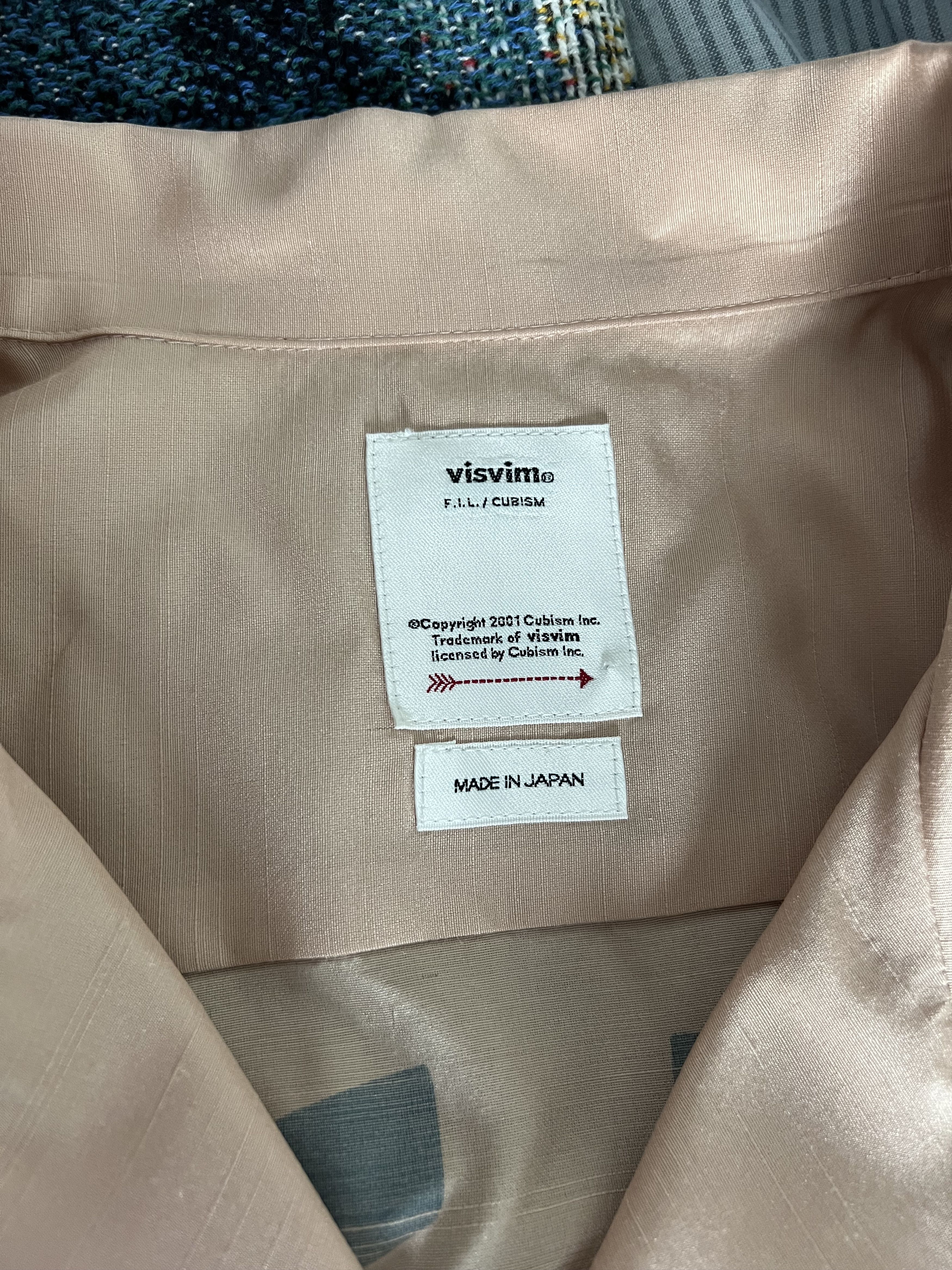 Visvim Visvim Silk Crosby Shirt in Pink Size US L / EU 52-54 / 3 - 7 Thumbnail