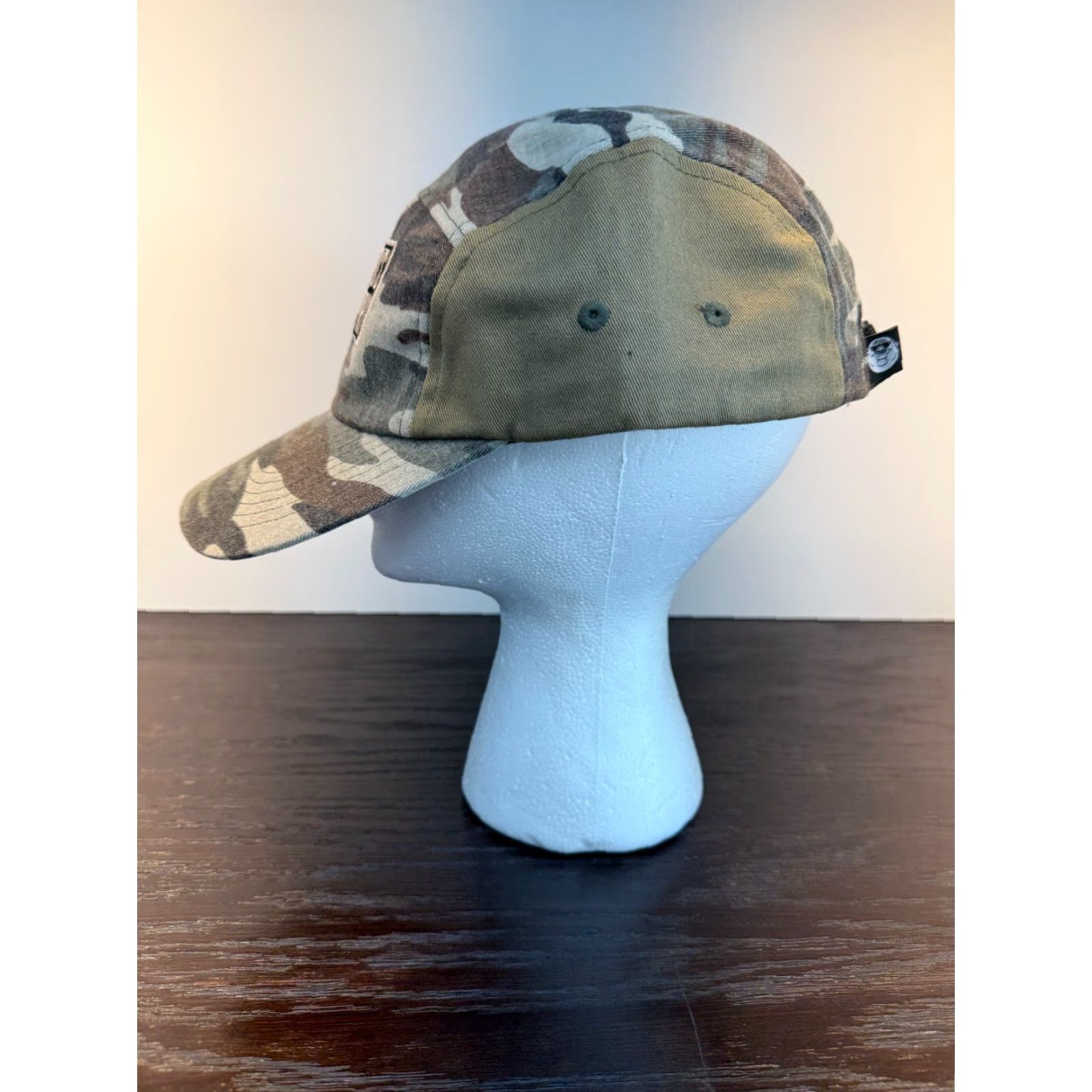 Vintage Fat Head's Brewery Hat Cap Mens Green Camo 5 Panel Adjustable Strapback OSFM 1 Size Size ONE SIZE - 6 Thumbnail