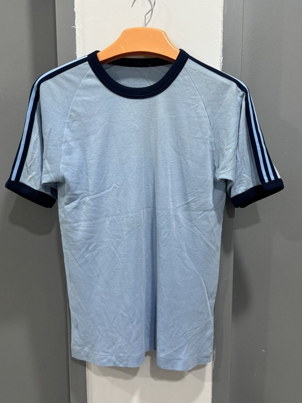 Vintage vintage tee - stripe side tape ‘80s tee Size US S / EU 44-46 / 1 - 1 Thumbnail