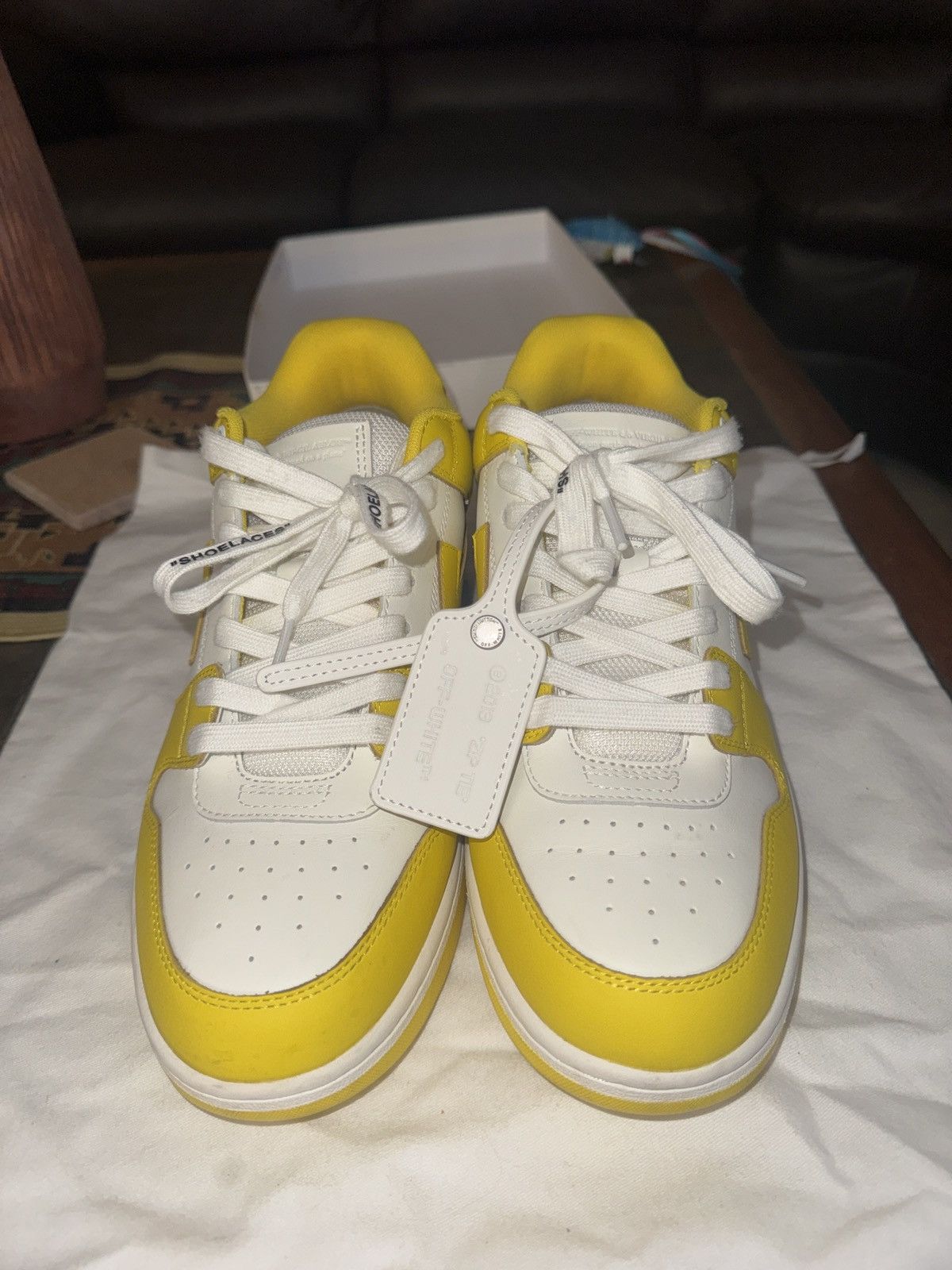 Off-White Yellow Off-White Out Of Office Size US 10 / EU 43 - 3 Thumbnail