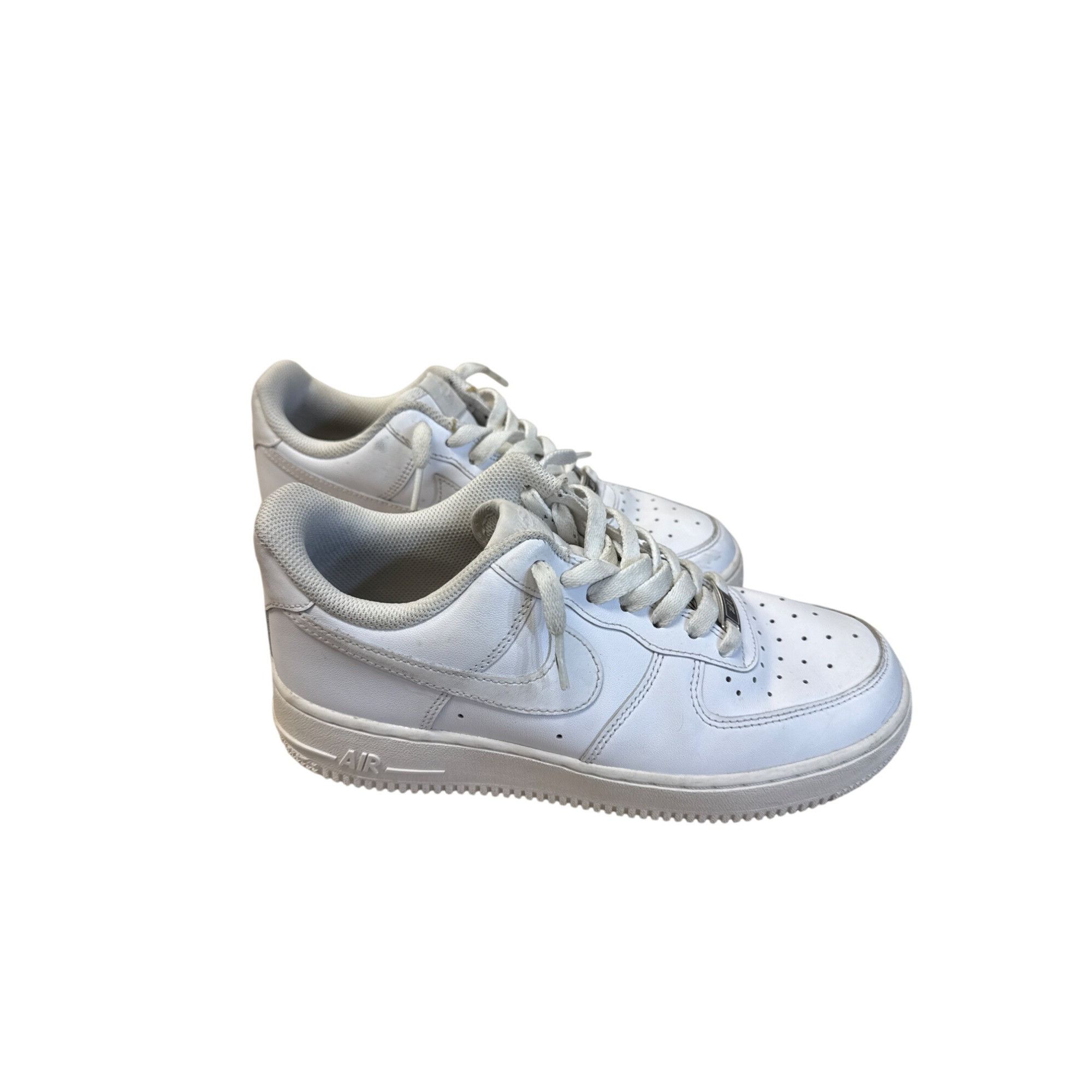 Nike Nike Air Force 1 Mens Low Top White Sneakers Size 8 SKU 7804 Size US 8 / EU 41 - 4 Thumbnail
