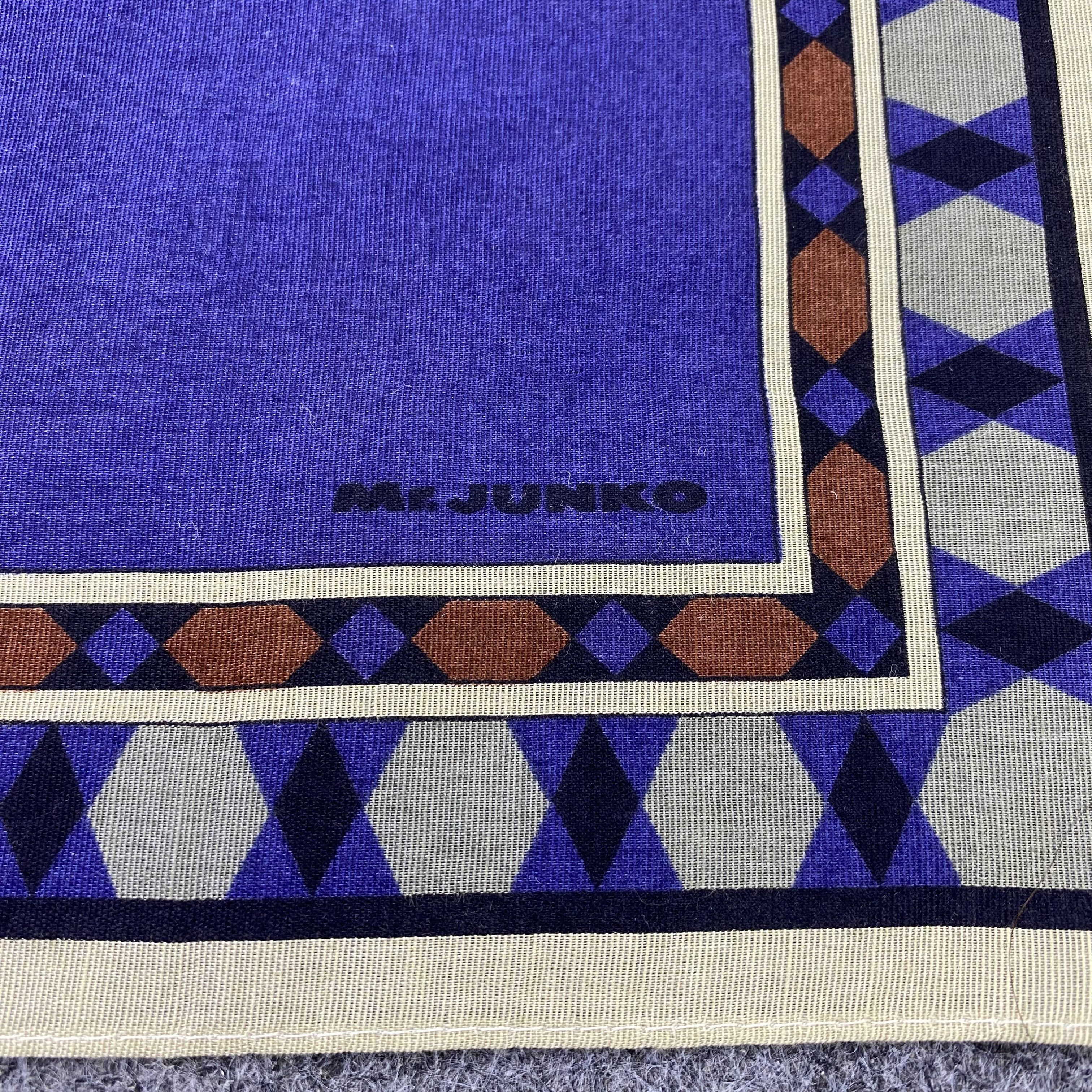 Japanese Brand Mr. Junko Handkerchief / Bandana / Neckerchief-B1497 Size ONE SIZE - 7 Thumbnail