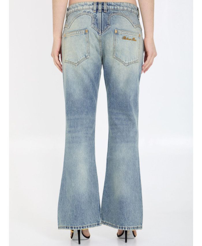 Balmain o1y0625 Denim Pant in Light Blue Size 27" / US 4 / IT 40 - 5 Thumbnail