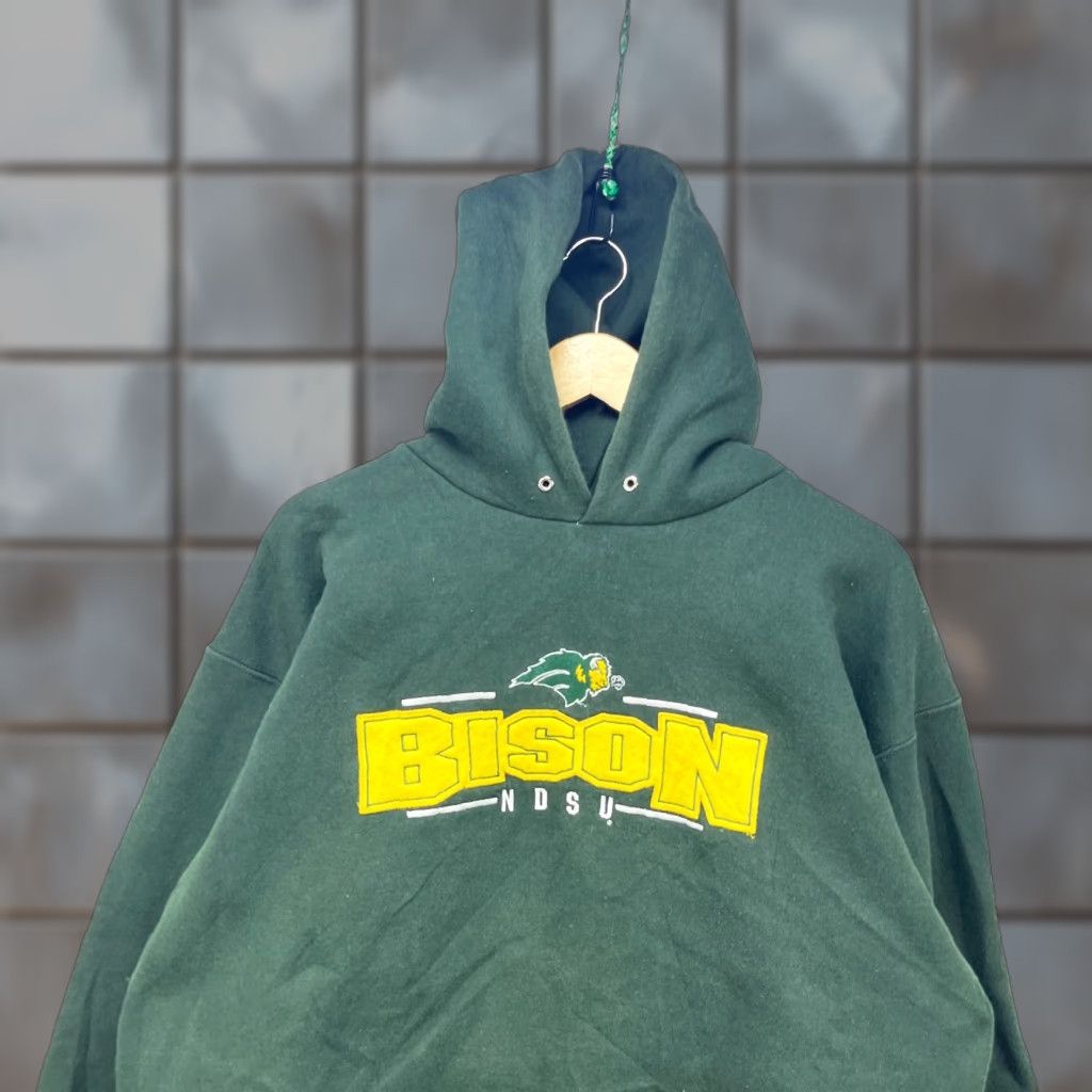 Vintage Vintage NDSU Bison Hoodie Large Green Mens Size US L / EU 52-54 / 3 - 1 Thumbnail