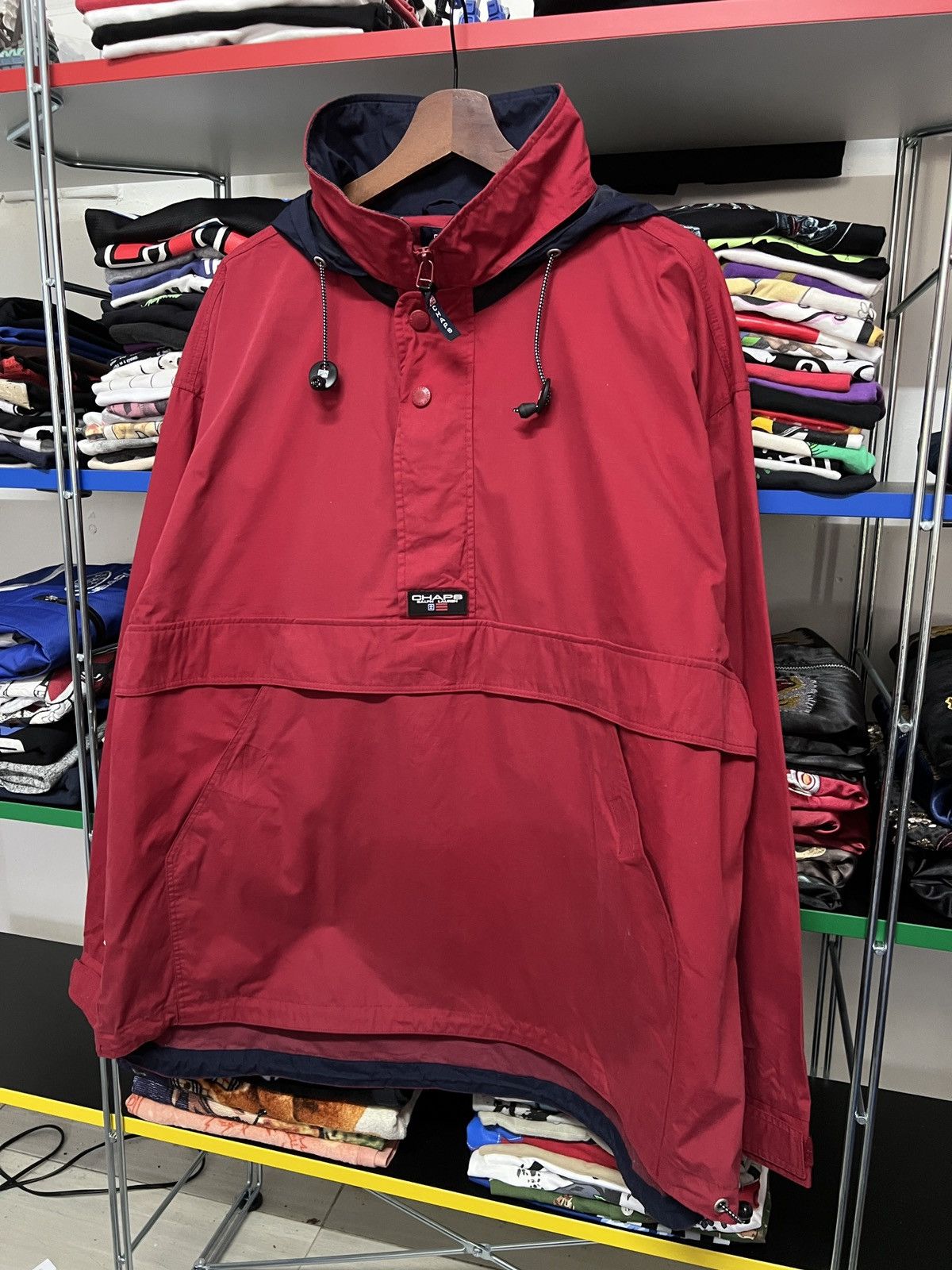 Chaps Ralph Lauren Vintage 90s Chaps Ralph Lauren Anorak Hoodie Jacket Size US XL / EU 56 / 4 - 3 Thumbnail