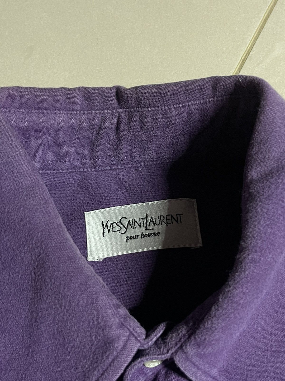 Yves Saint Laurent Heavy YSL Shirt Vintage Yves Saint Laurent 90s Size US M / EU 48-50 / 2 - 4 Thumbnail