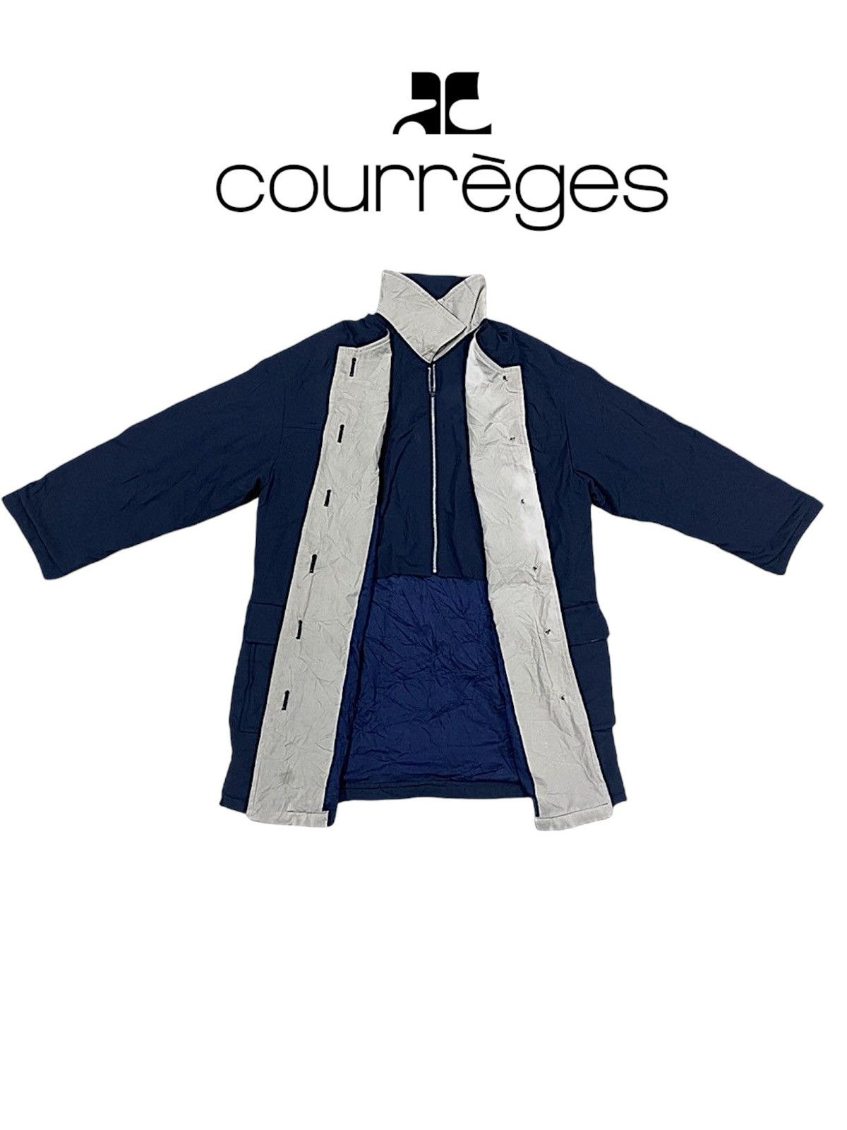 Courreges × Vintage Vintage Courreges Paris Button Up Jacket Size US L / EU 52-54 / 3 - 3 Thumbnail