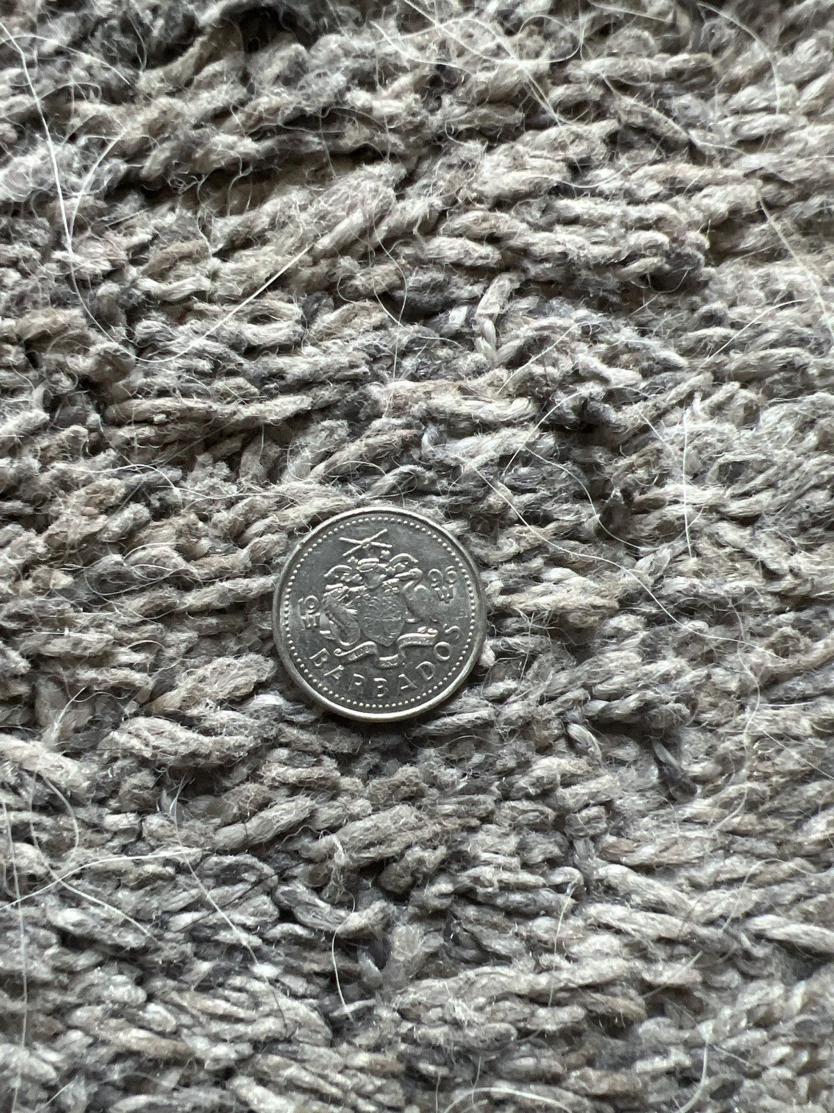 Vintage 1996 Barbados Ten Cents Coin Size ONE SIZE - 1 Thumbnail