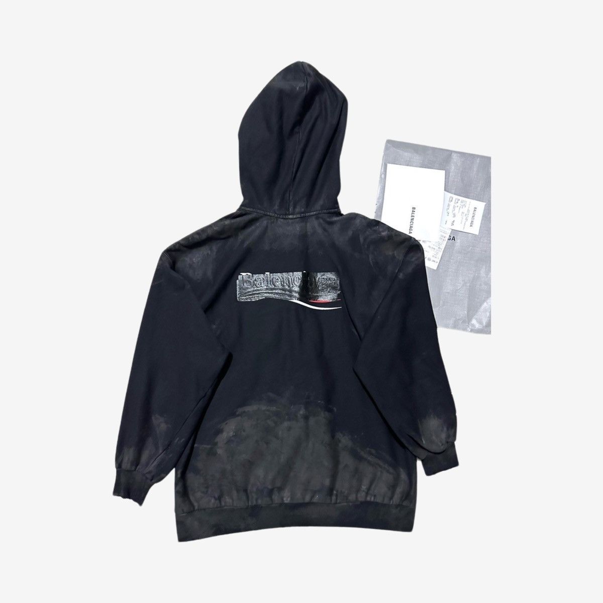 Balenciaga Balenciaga Mud Gaffer Graffiti Zip Hoodie Sz.S Size US S / EU 44-46 / 1 - 2 Thumbnail