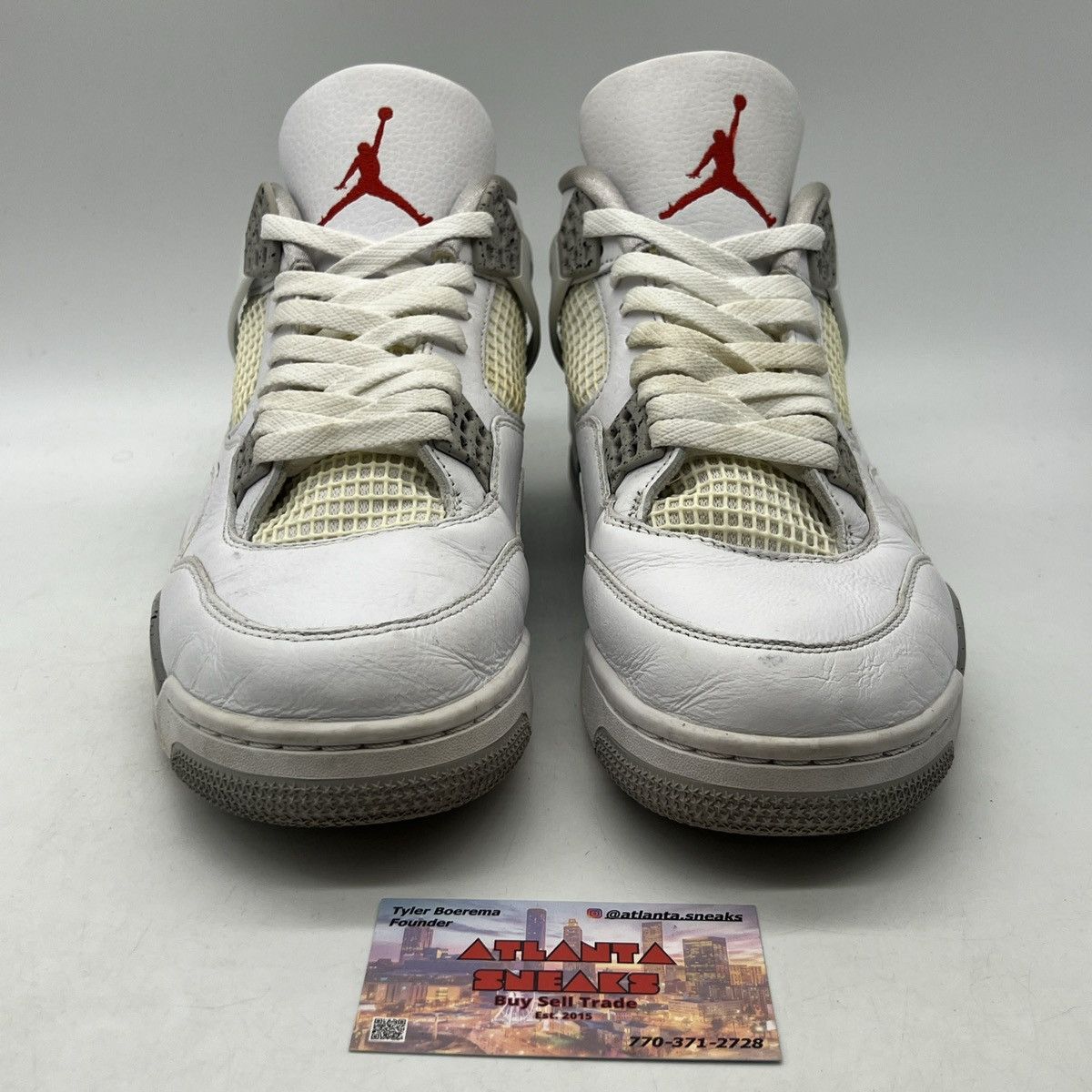 Jordan Brand Air Jordan 4 white Oreo Size US 12 / EU 45 - 2 Thumbnail