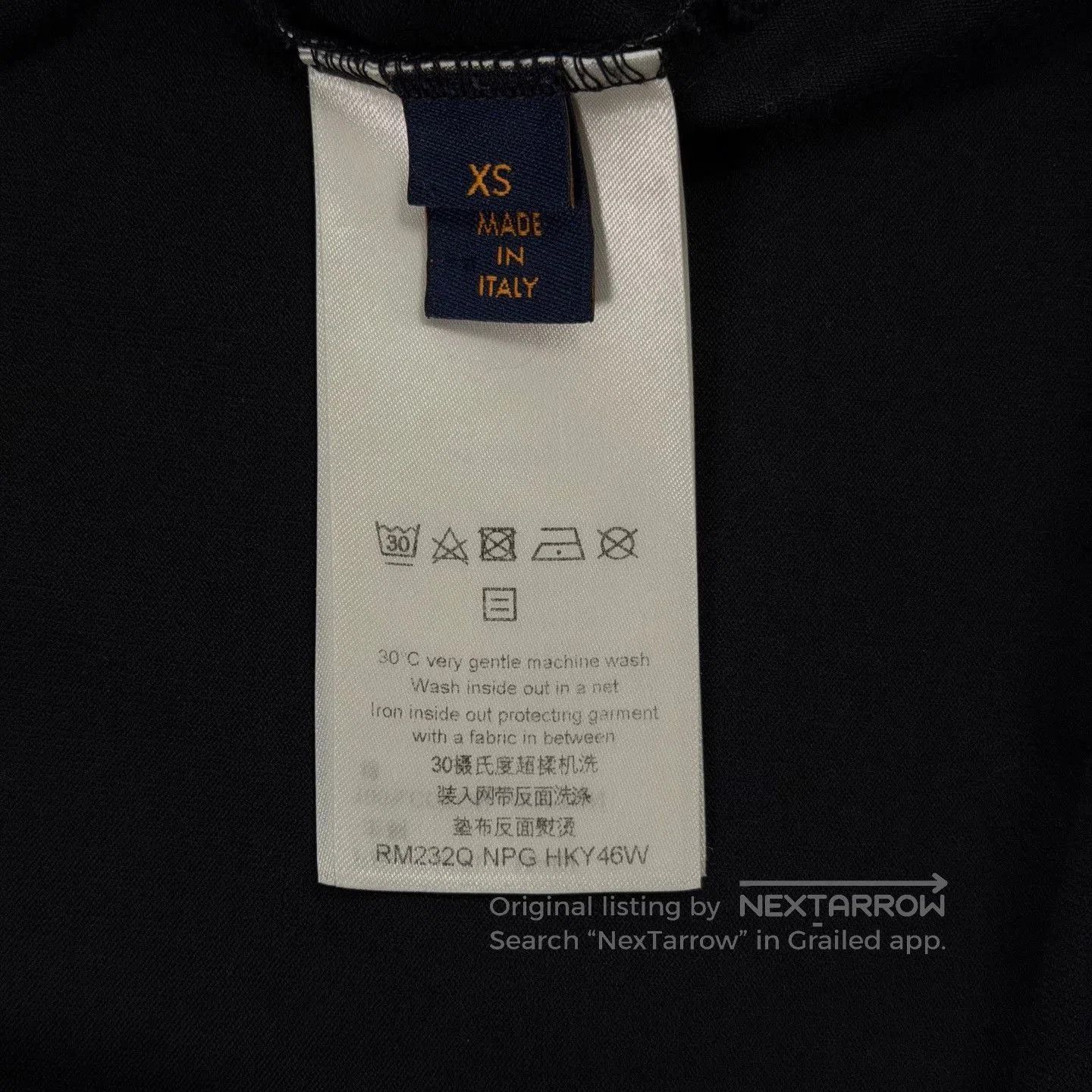 Louis Vuitton LV Black White Gradient Monogram Short-Sleeve. Size XS / US 0-2 / IT 36-38 - 4 Thumbnail