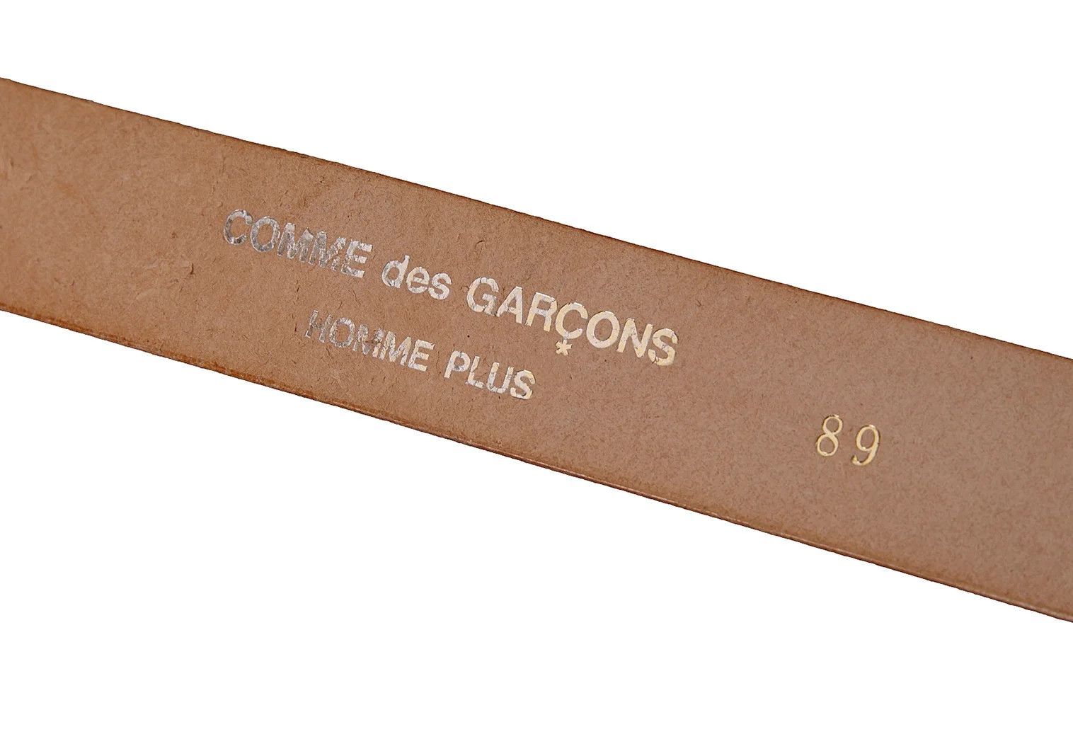 Comme des Garcons Homme Plus Leather Neon Color Belt in Orange 89 Size ONE SIZE - 9 Thumbnail