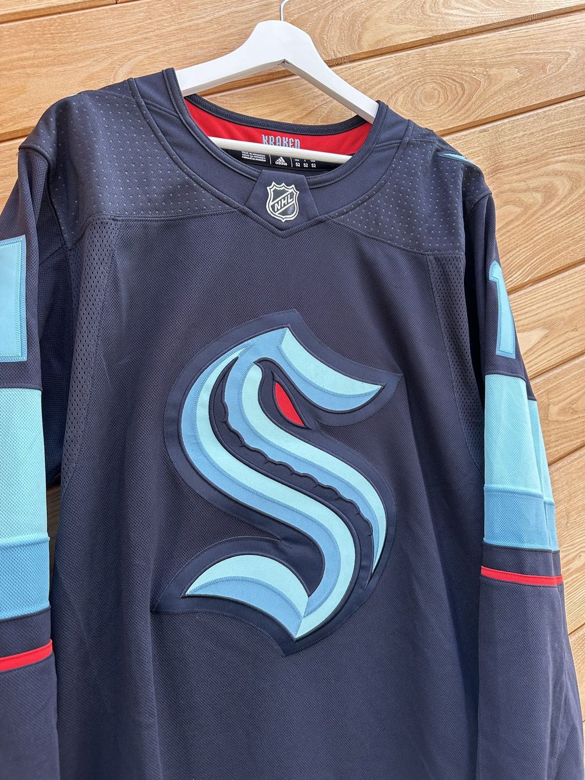 NHL Jersey Adidas NHL Kraken BOOKTOK 1 Size US L / EU 52-54 / 3 - 9 Thumbnail