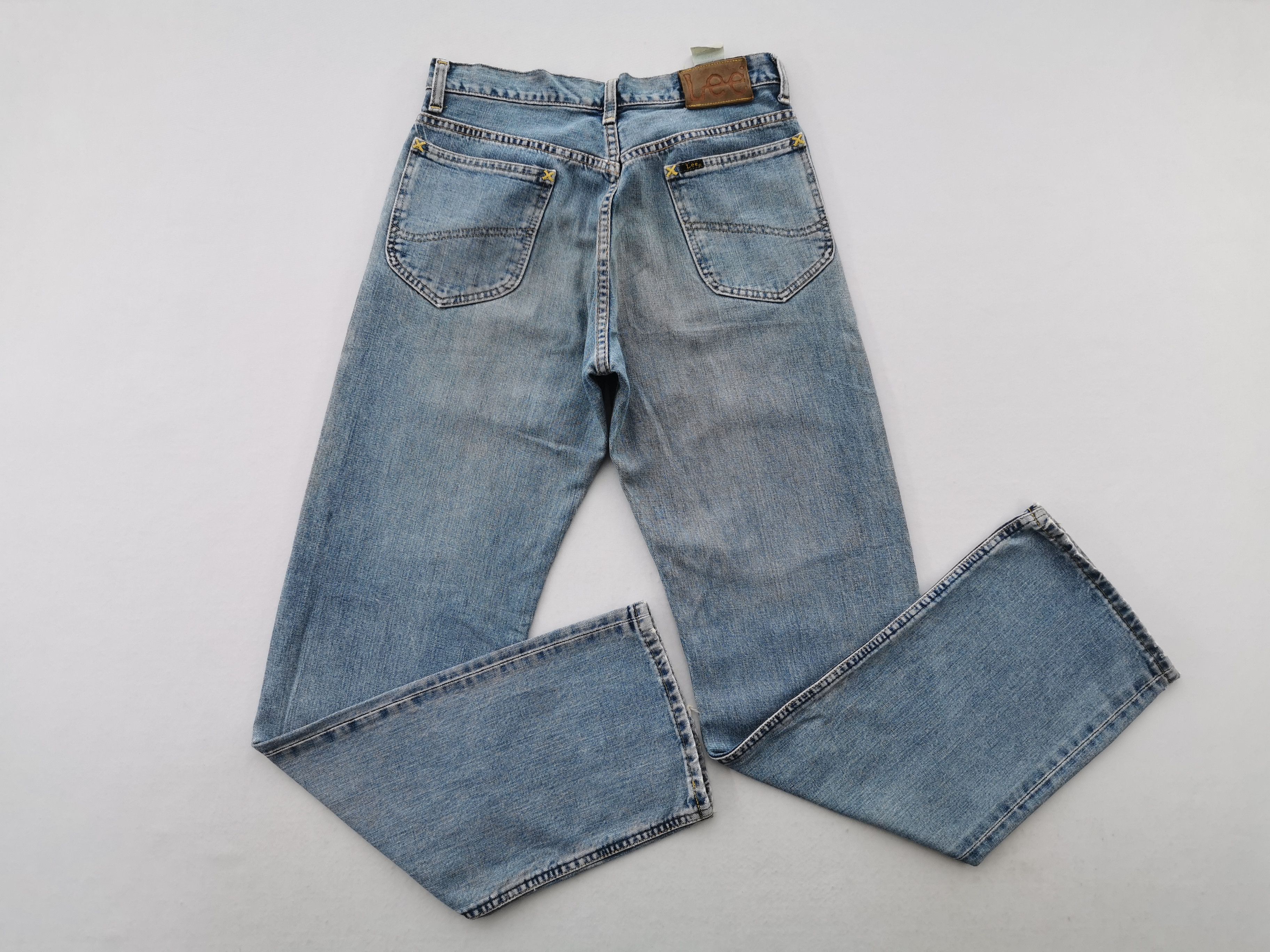 Lee Distressed Vintage 90's Lee Half Selvedge Made In Japan Size US 29 - 5 Thumbnail