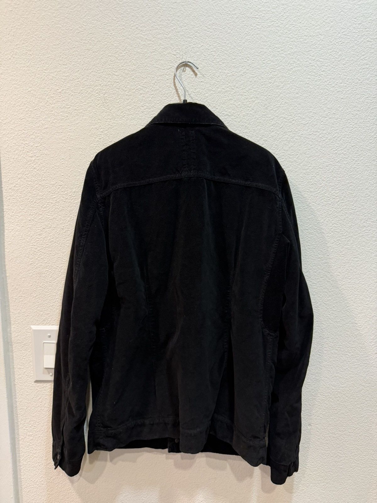 Rick Owens Olmar Mirta Velvet Worker Jacket M Size US M / EU 48-50 / 2 - 4 Thumbnail