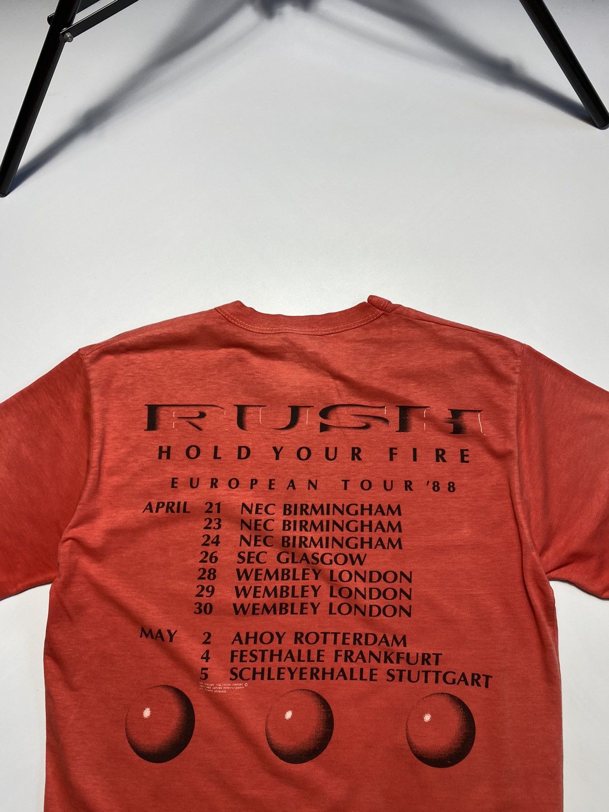 Band Tees × Vintage Rare 1988 The Rush Tour Concert t-shirt single stitch Size US M / EU 48-50 / 2 - 12 Thumbnail