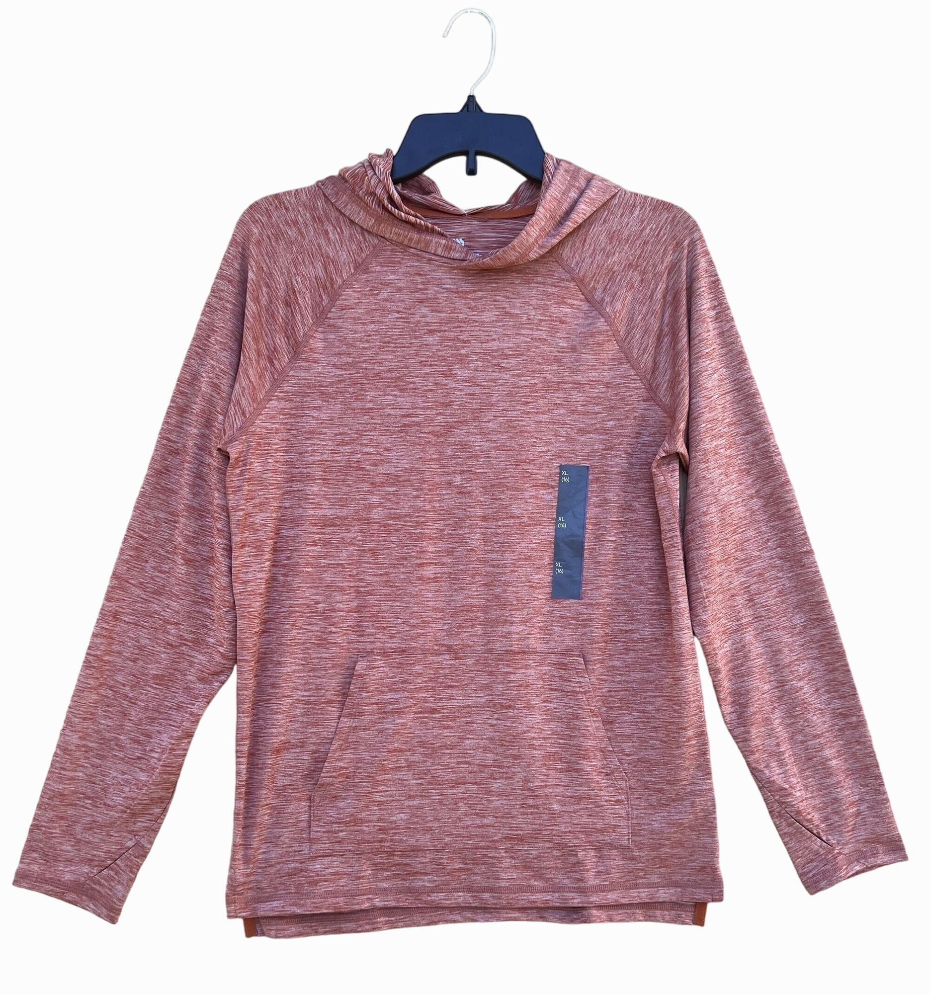 Other All In Motion- Women's Long Sleeve Hooded Blouse - Red Clay Size XL / US 12-14 / IT 48-50 - 1 Thumbnail
