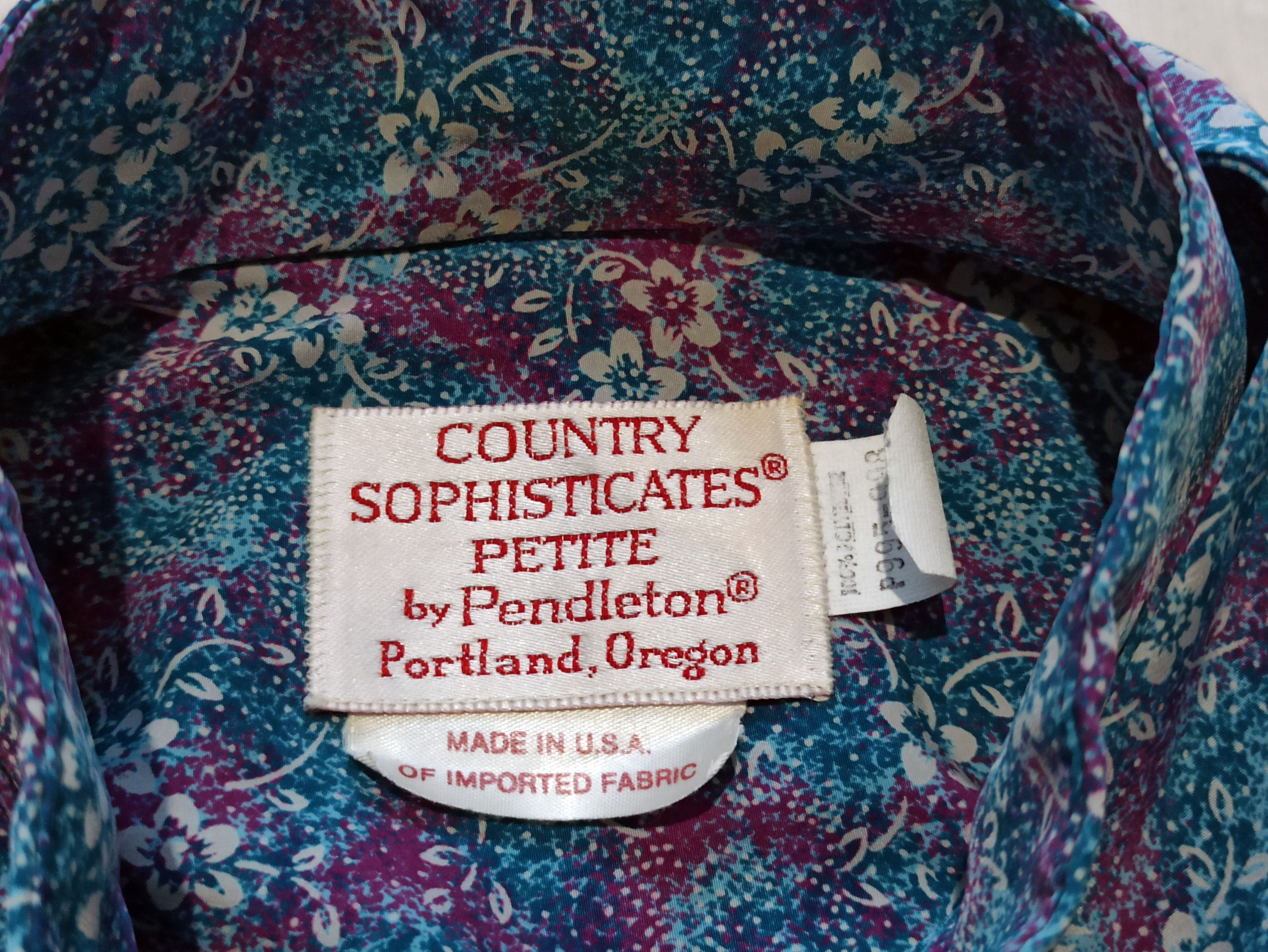 Pendleton × Vintage Pendleton Country sophisticates Blouse Size L / US 10 / IT 46 - 4 Thumbnail