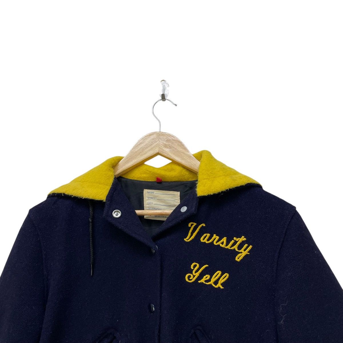 Delong 💥Vintage Delong Wool Varsity Sailor Collar Jacket Embroider Size US S / EU 44-46 / 1 - 3 Thumbnail
