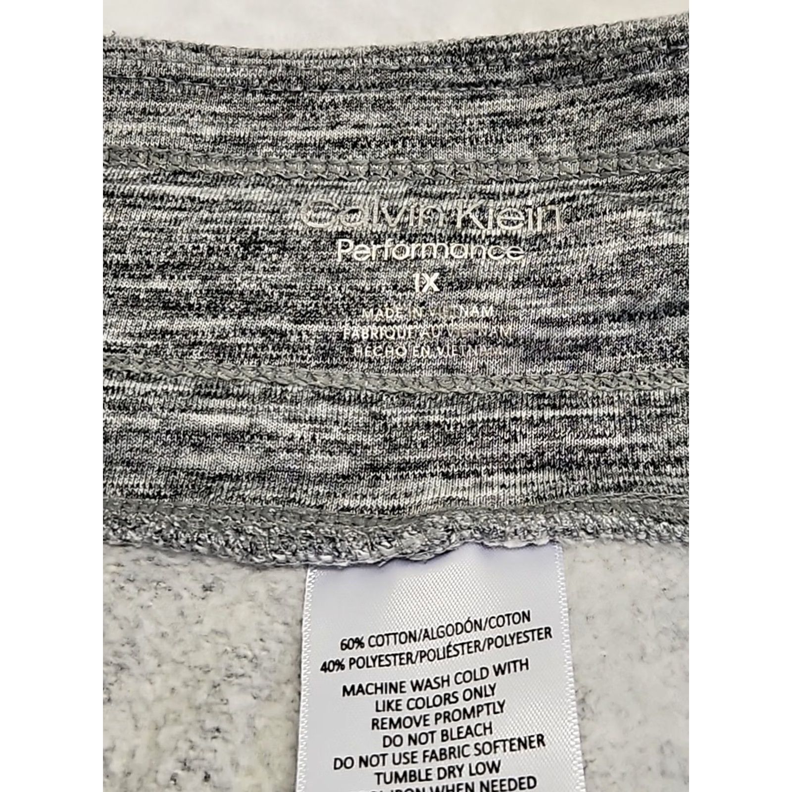 Calvin Klein Calvin Klein Performance Jogger Sweatpants Mens XL Gray Lounge Athletic Logo Size 40" / US 18 - 4 Thumbnail