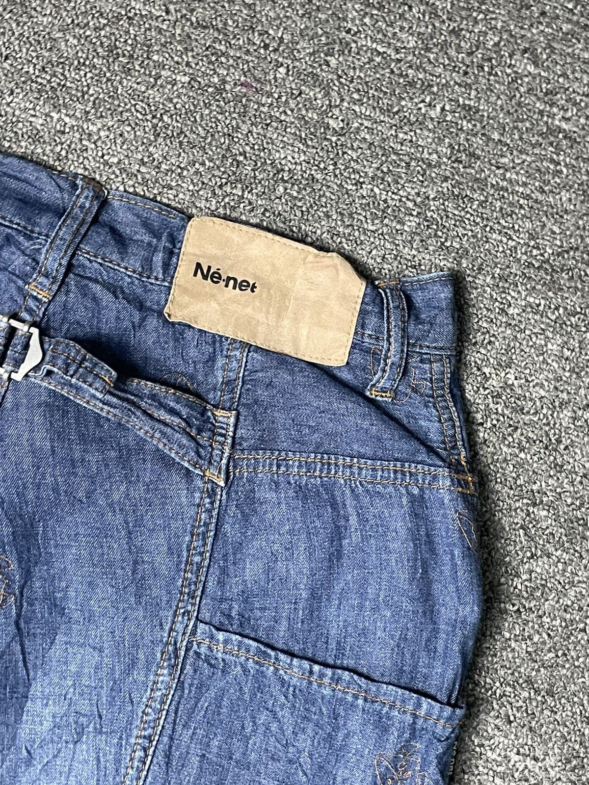 Issey Miyake × Ne-Net × Vintage Ne-Net x Issey Miyake Cropped Harem Jeans (84) Size US 27 - 16 Thumbnail