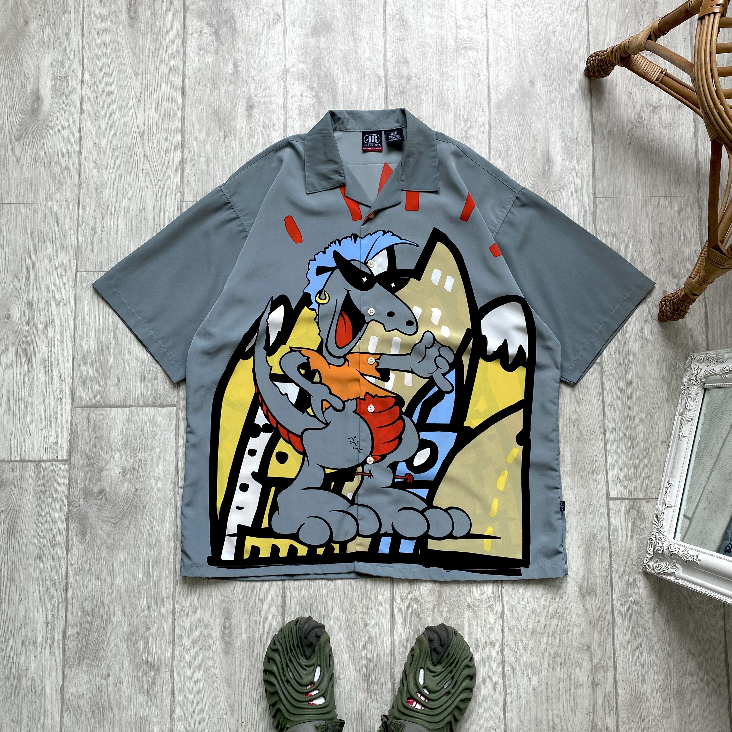 Rap Tees Vintage 90s Crazy Shirt Y2K 48 jeans USA Rap tees Mambo Size US XXL / EU 58 / 5 - 1 Thumbnail