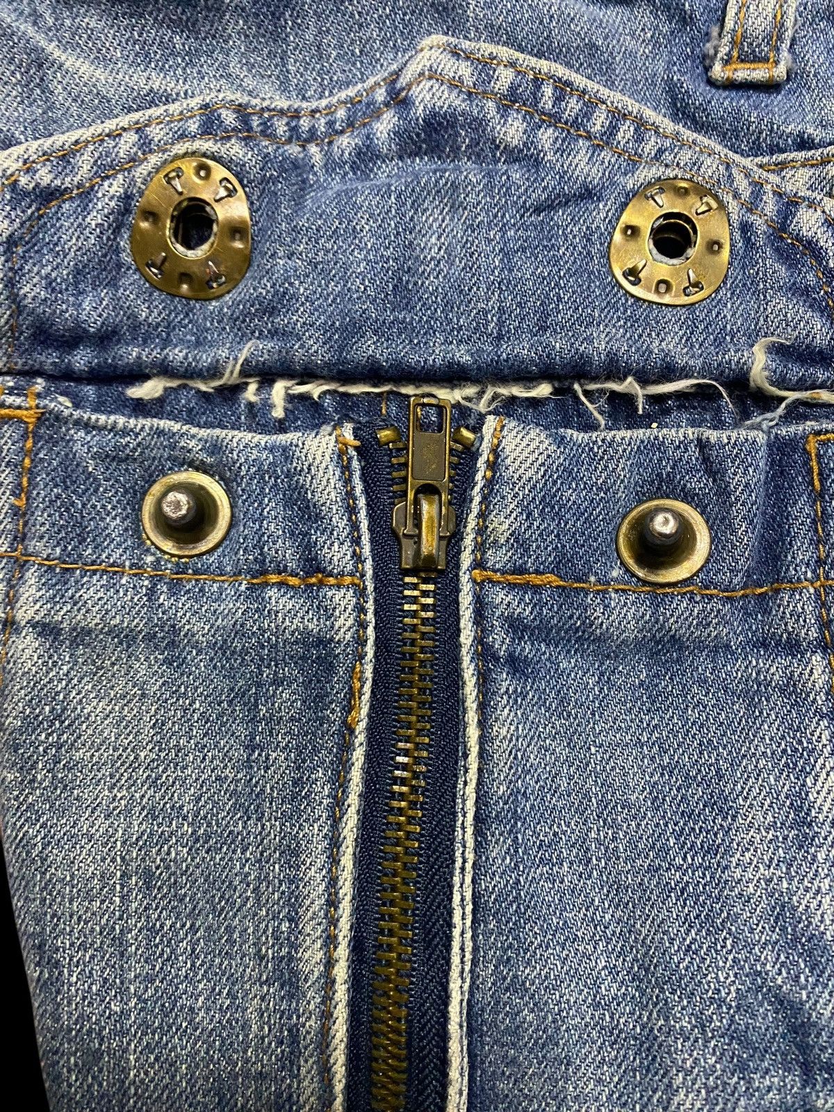 If Six Was Nine W33 🔥 Japanese Brand Evolution Multi Pocket Flare Jeans Size US 30 / EU 46 - 17 Thumbnail