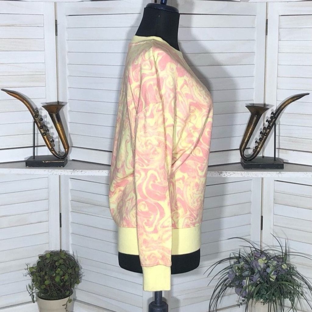 BP. BP. Nordstrom Sweatshirt Tie Dye Spacey Swirl Pink Yellow XS Size XS / US 0-2 / IT 36-38 - 4 Thumbnail