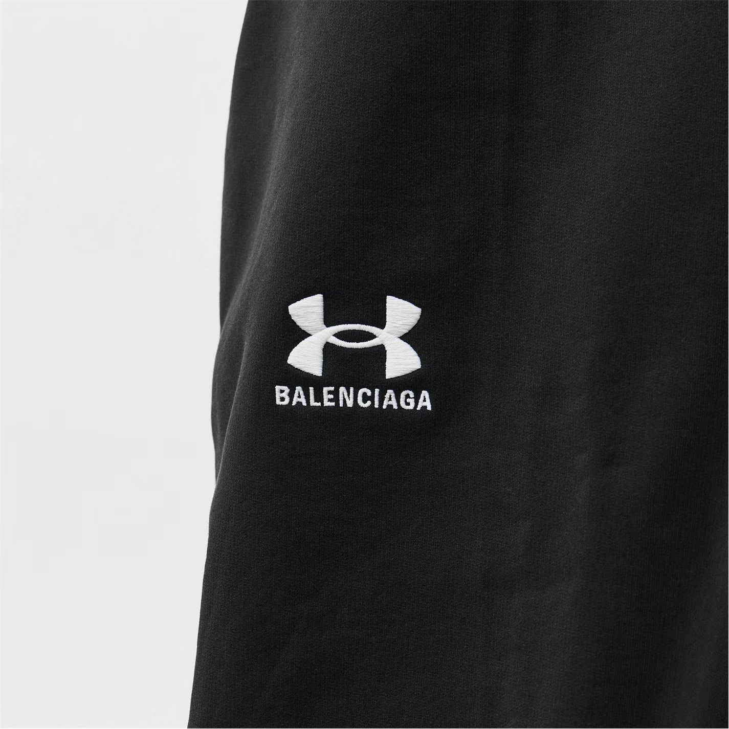 Balenciaga × Under Armour o1g2r1mq0226 Wide Leg Jogging Pants In Black Size US 34 / EU 50 - 5 Thumbnail