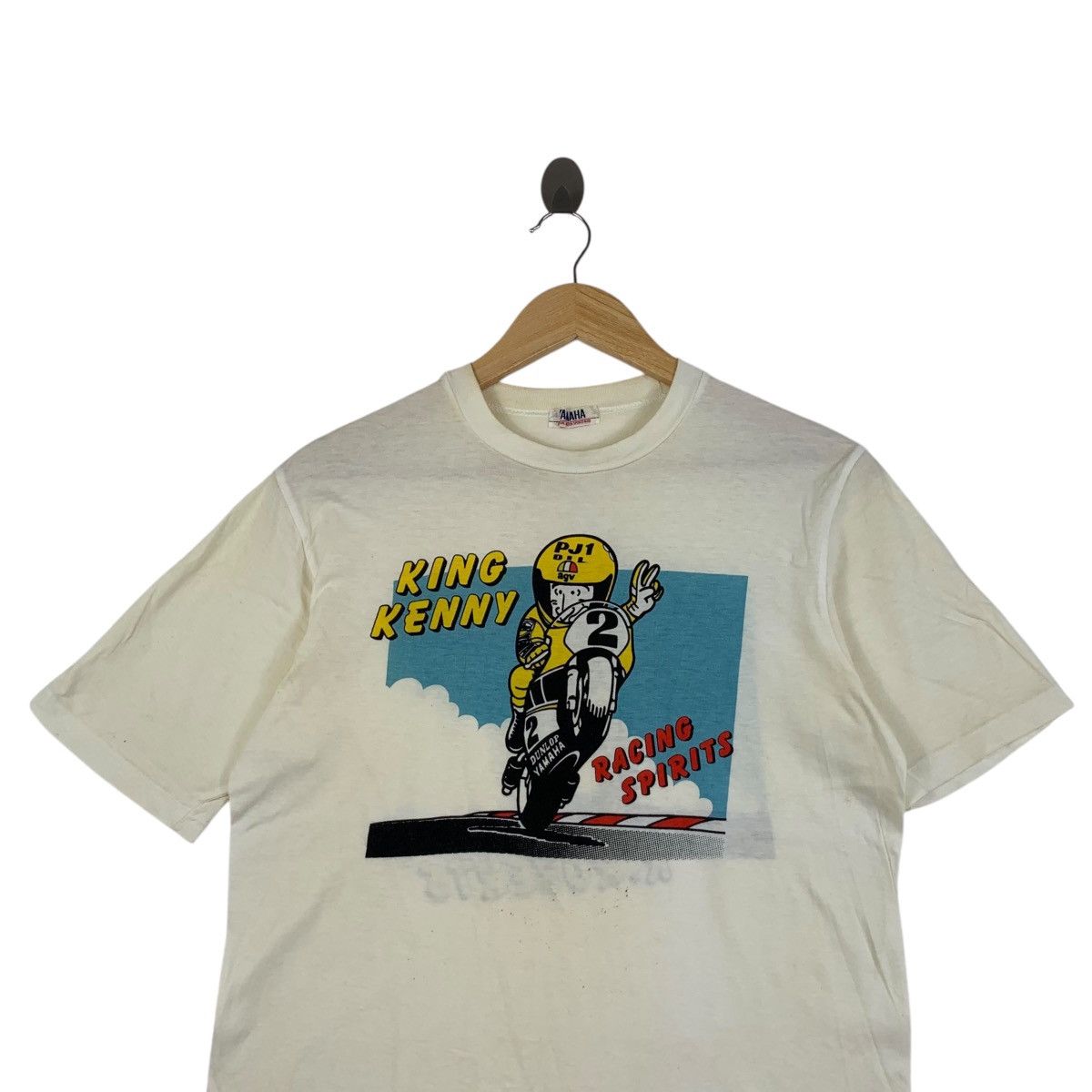 Marlboro Vintage 80’ YAMAHA KENNY ROBERT Marlboro Racing Tee Shirt Size US S / EU 44-46 / 1 - 2 Thumbnail