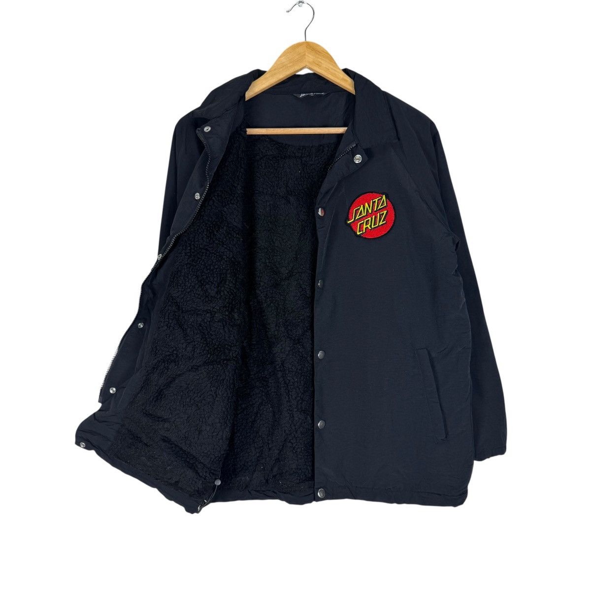 Santa Cruz Skateboards ❄️ICONIC SANTA CRUZ SKATE SCREAMING HAND COACH JACKET Size US M / EU 48-50 / 2 - 8 Thumbnail