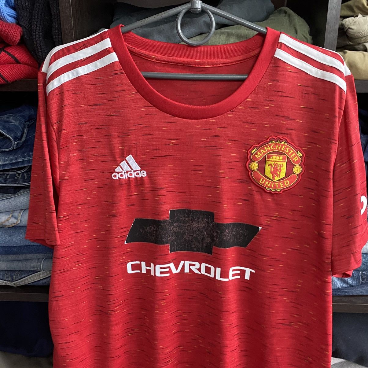 Adidas Mens Adidas Manchester United Chevrolet 2020 soccer jersey Size US L / EU 52-54 / 3 - 2 Thumbnail