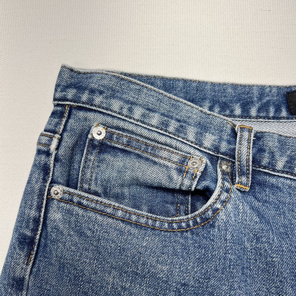 A.P.C. APC Petite New Standard Jeans Blue Denim Washed Faded Unisex Size US 32 / EU 48 - 6 Thumbnail