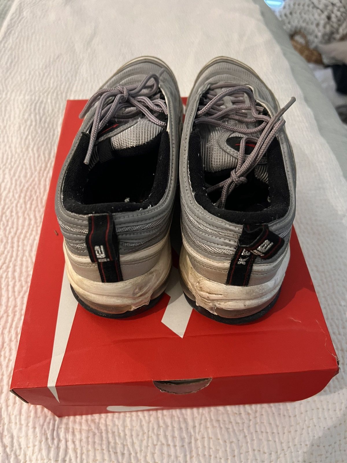 Nike NIKE AIR MAX 97 OG - SILVER BULLET Size US 10 / EU 43 - 5 Thumbnail