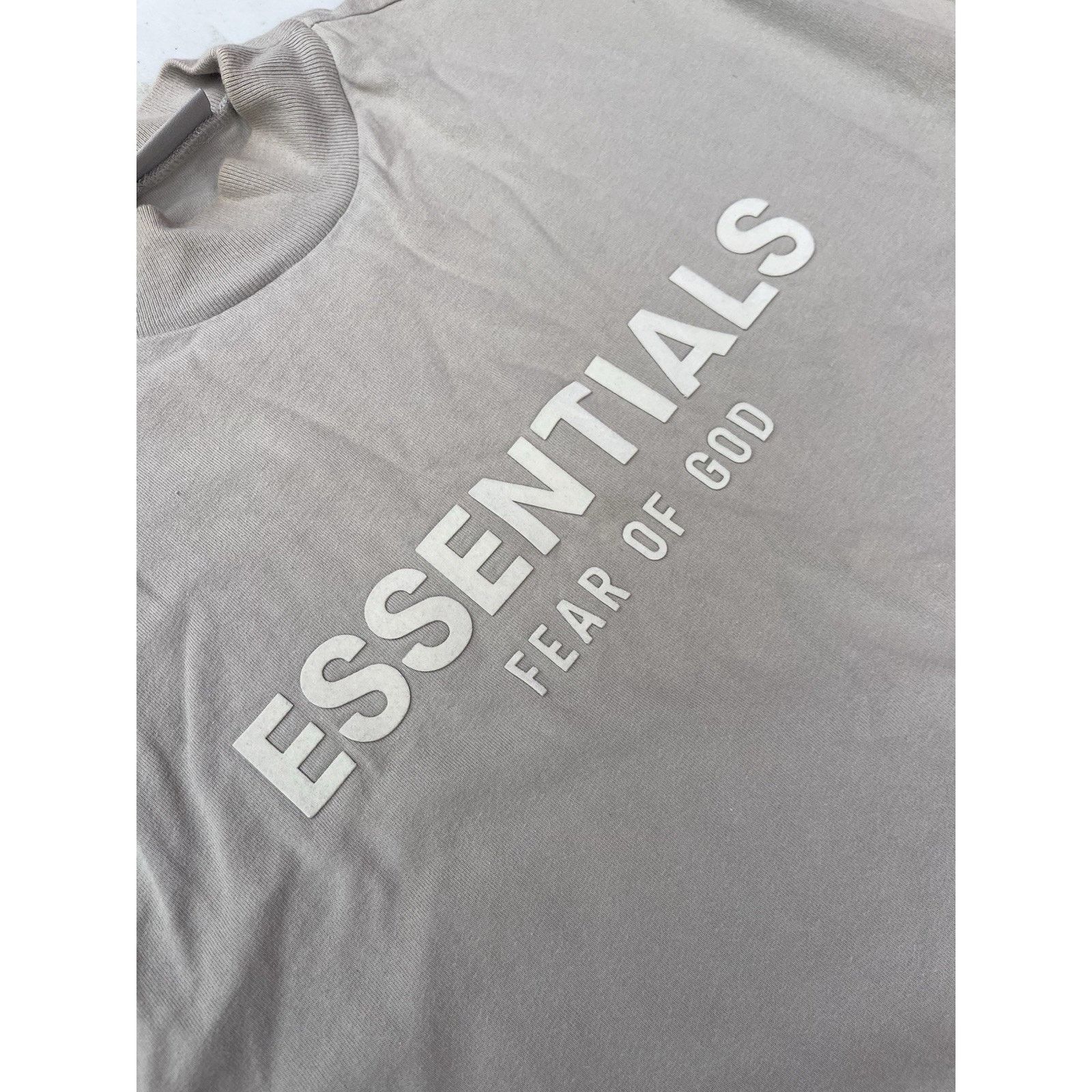 Fear of God Essentials Fear Of God T Shirt Dress Beige M Women Size M / US 6-8 / IT 42-44 - 2 Thumbnail