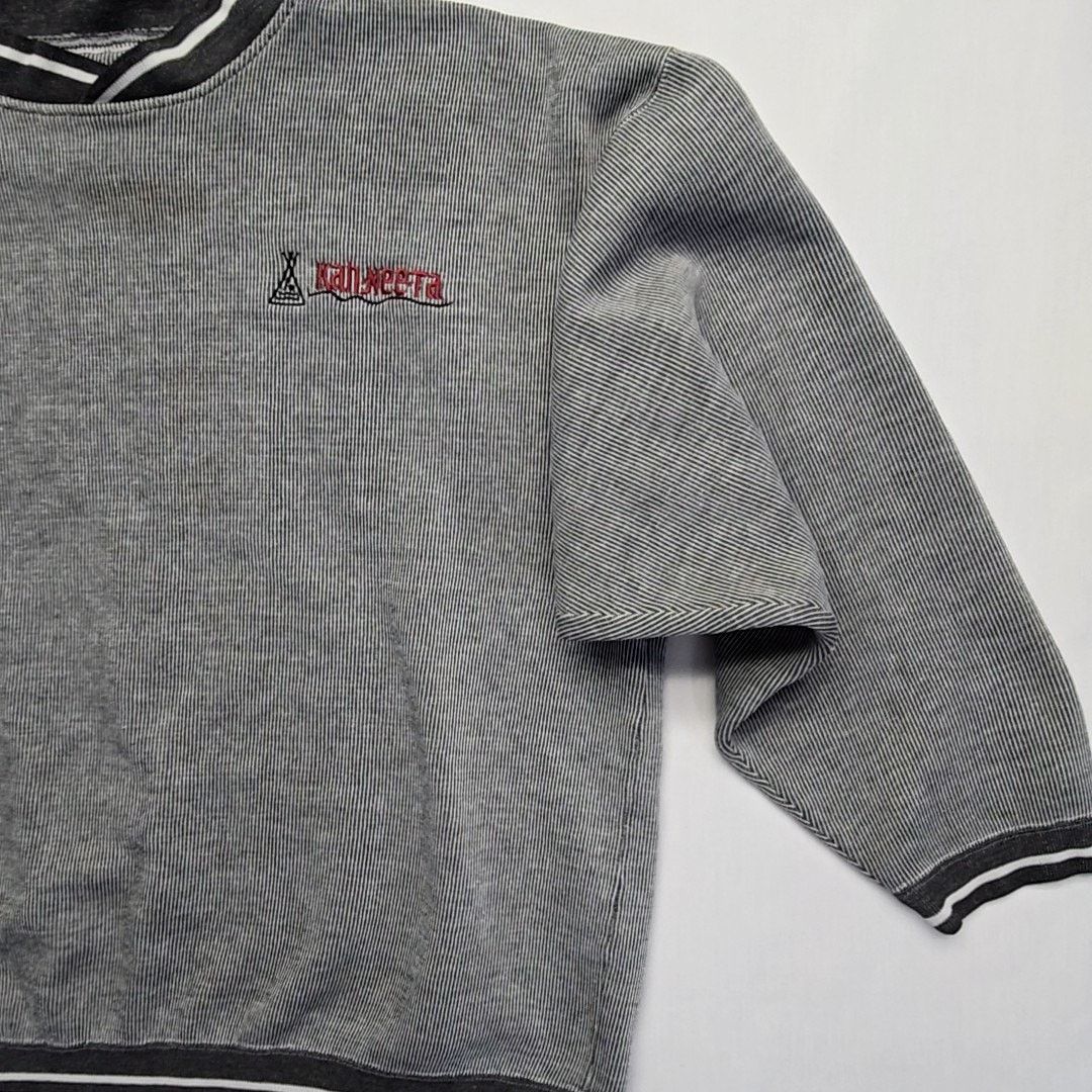 Vintage Vintage Kahneeta Sweatshirt Striped Gray Embroidered XL Size US XL / EU 56 / 4 - 2 Thumbnail