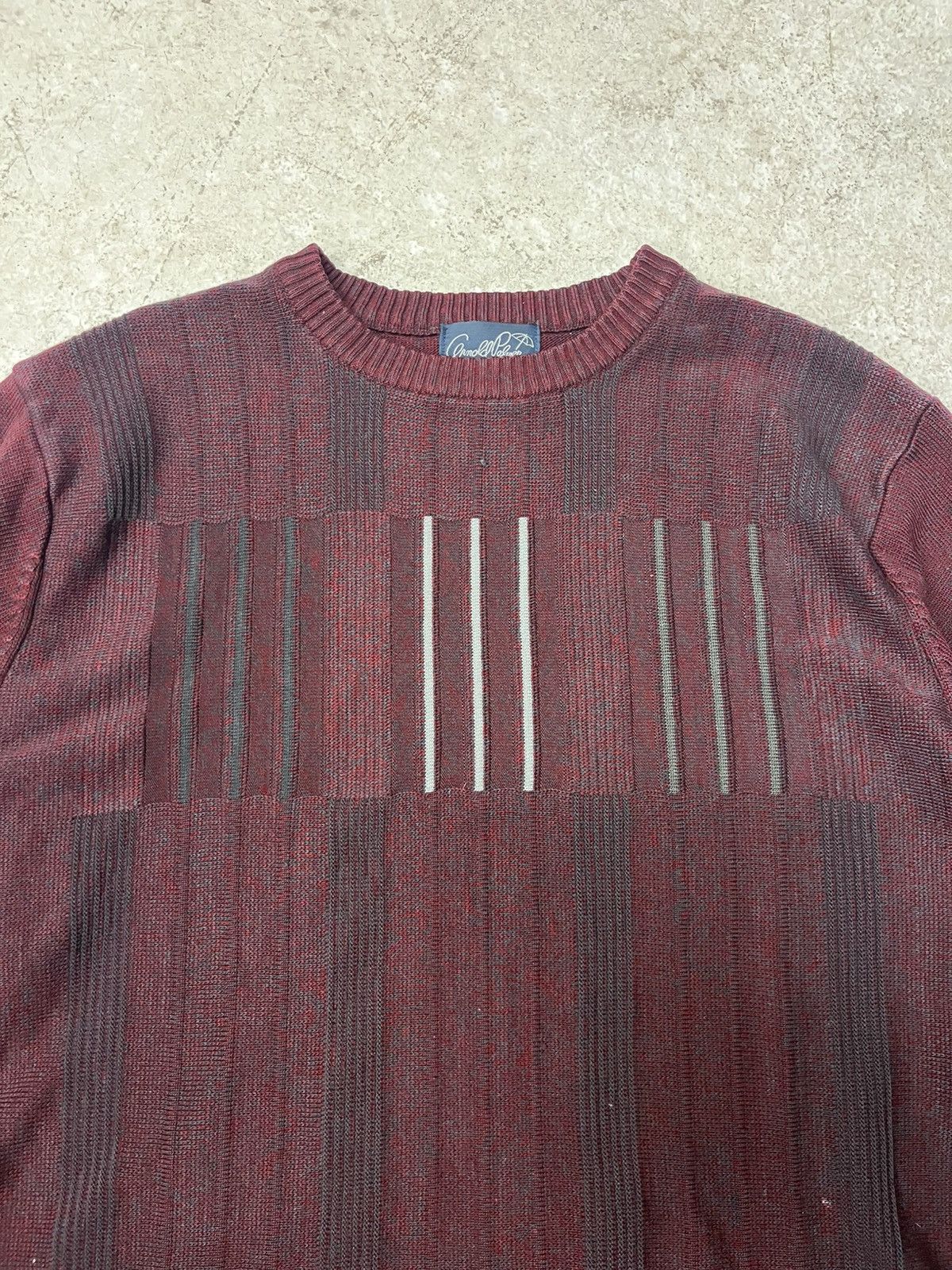 Vintage Vintage red arnold palmer knit sweater Size US L / EU 52-54 / 3 - 1 Thumbnail