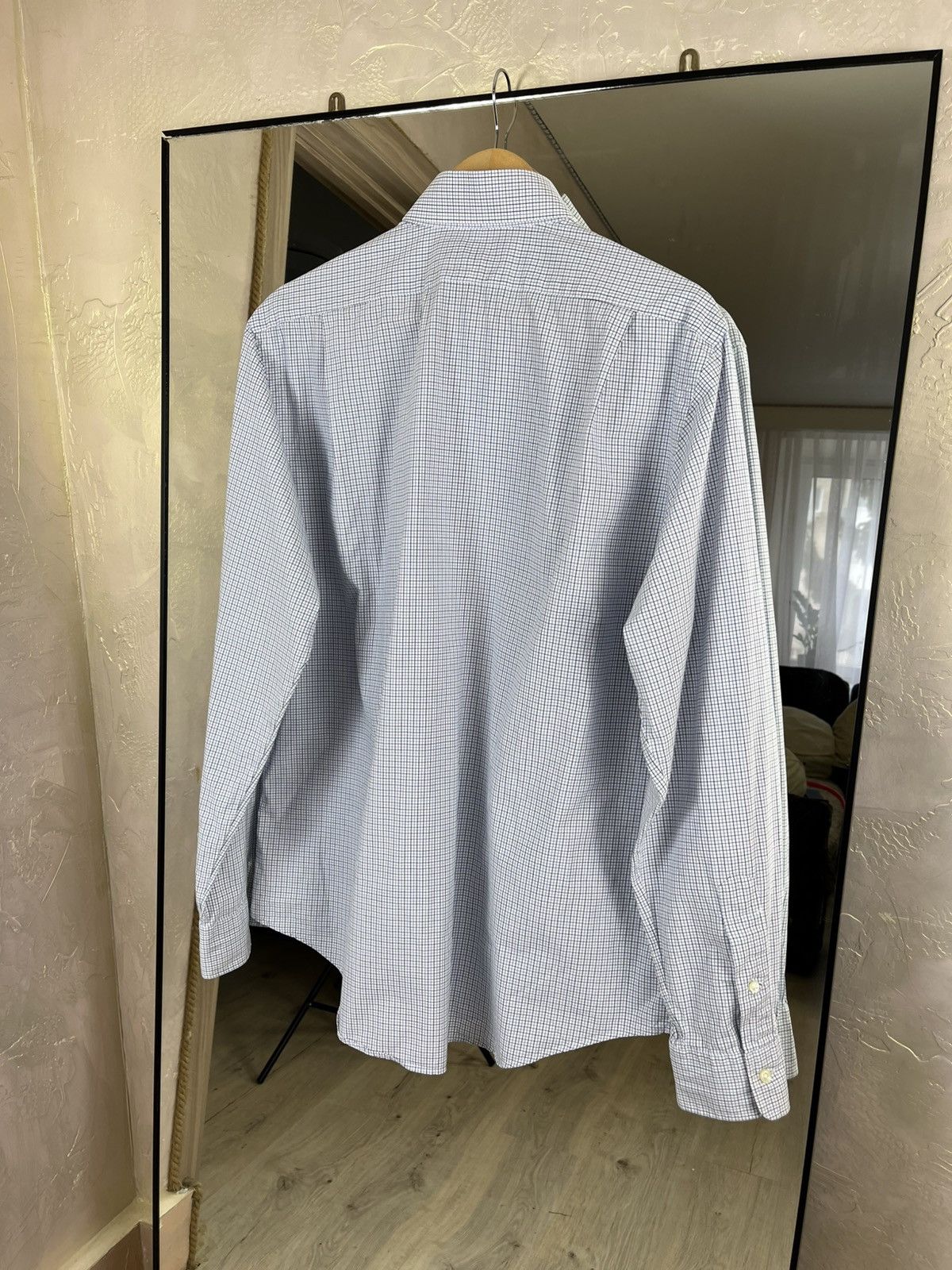 Polo Ralph Lauren Polo Ralph Lauren Regent Custom Fit Micro-Check Poplin Shirt Size US L / EU 52-54 / 3 - 12 Thumbnail