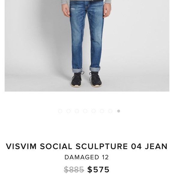 Visvim Social Sculpture 04 D12 Denim Size US 30 / EU 46 - 5 Thumbnail